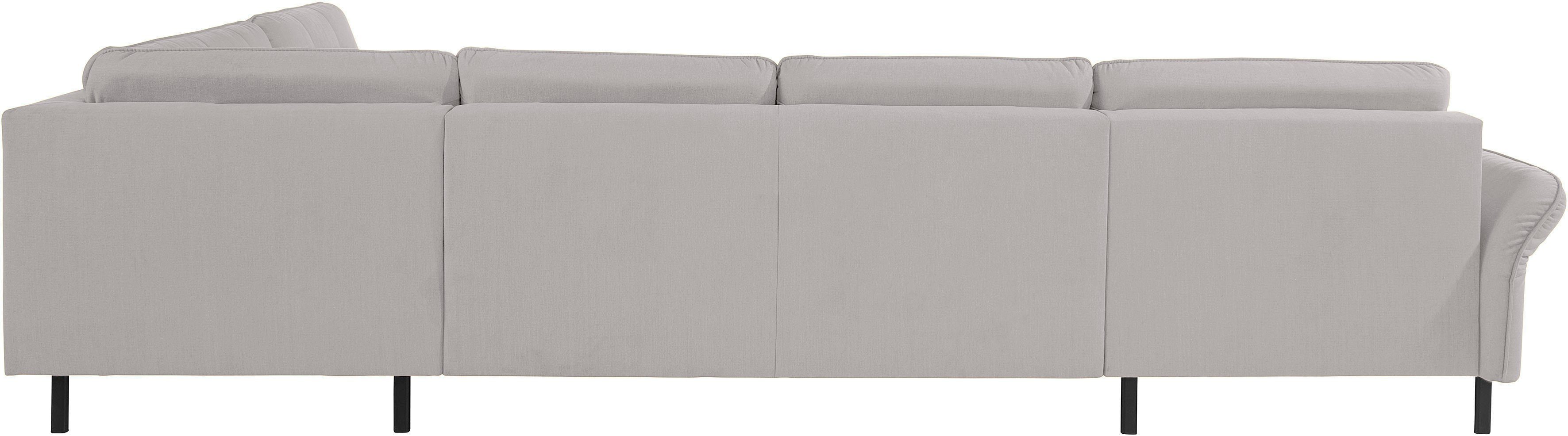 INOSIGN Zithoek Birkholm U-vorm Verstelbare armleuningen, ook in Easy Clean bekleding - met water te reinigen