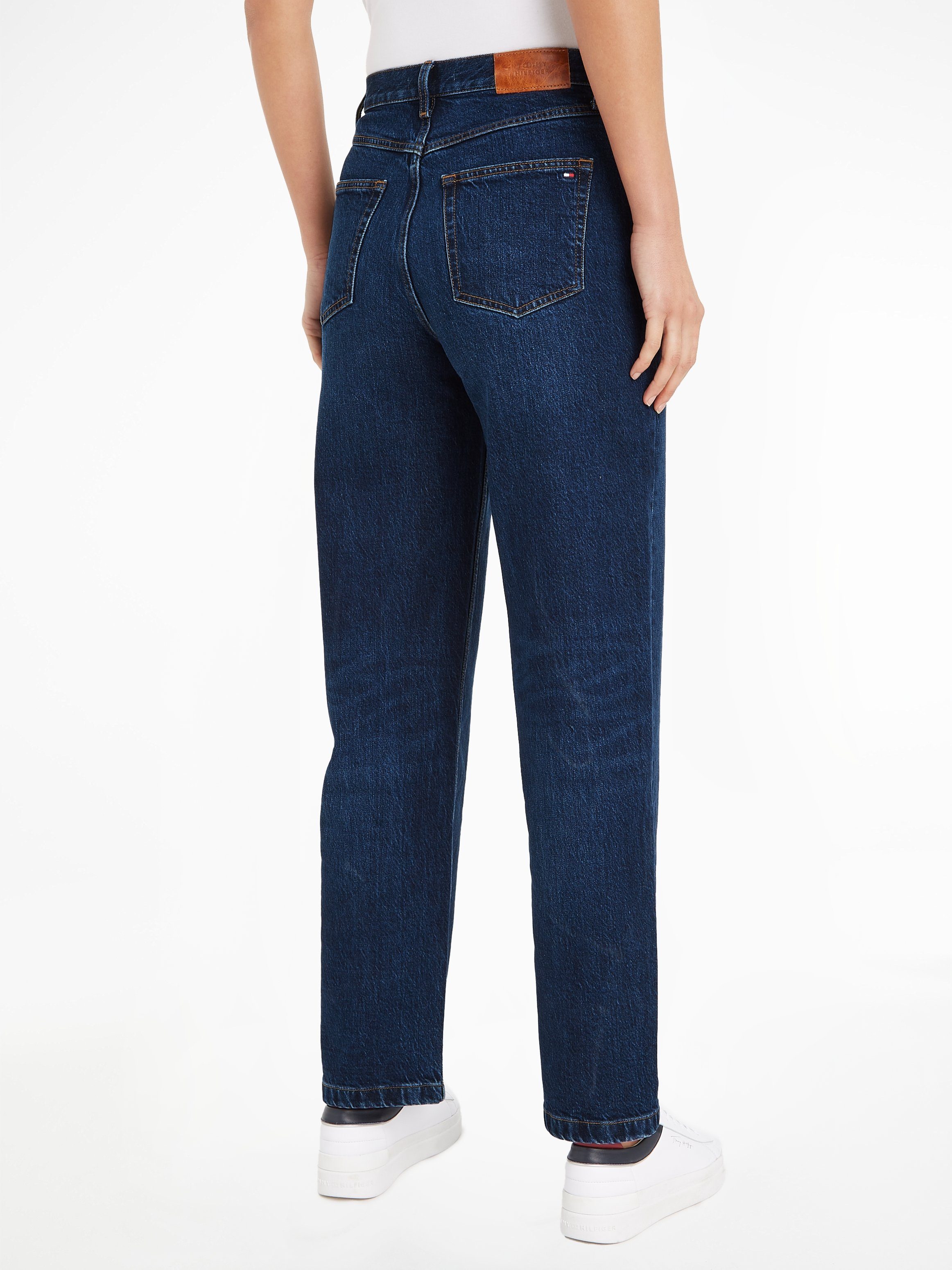 Tommy Hilfiger Straight jeans RELAXED STRAIGHT HW PAM met tommy hilfiger logo-badge