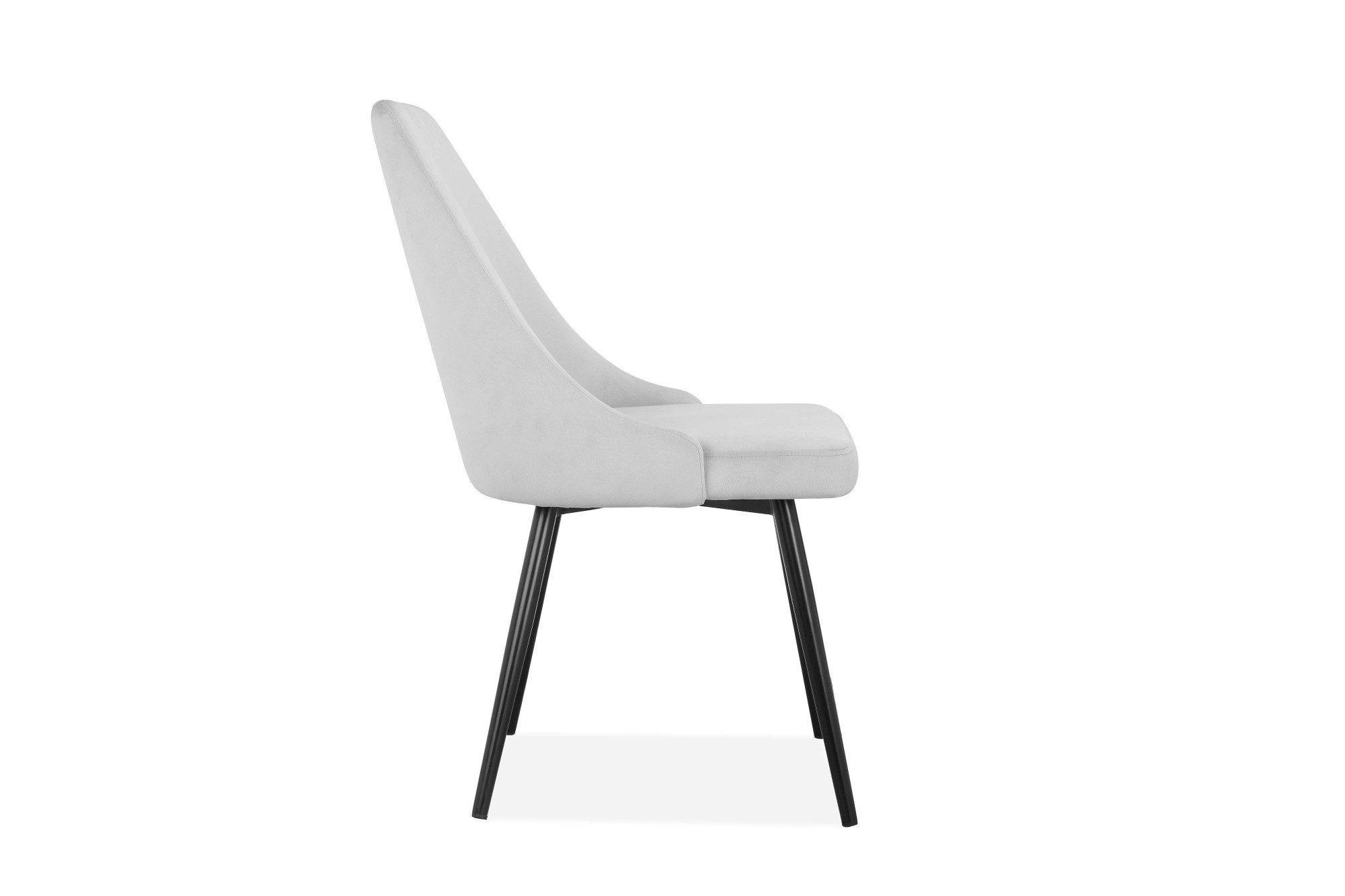 INOSIGN Eethoek Danny-Malio Glazen tafel 140x80 cm met 4 stoelen (velours stof), frame van metaal (set, 5-delig)