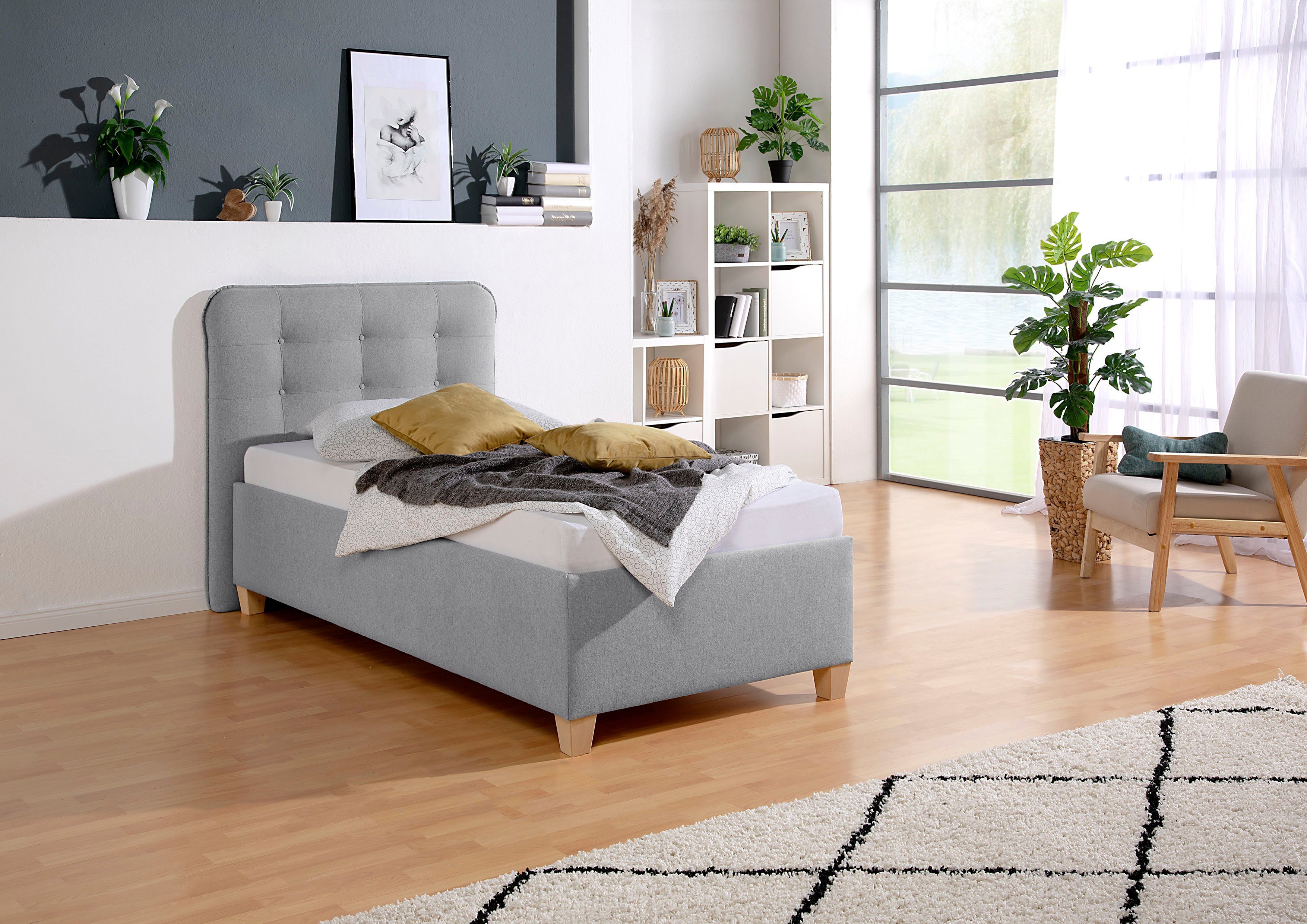 Maintal Gestoffeerd bed inclusief bedkist
