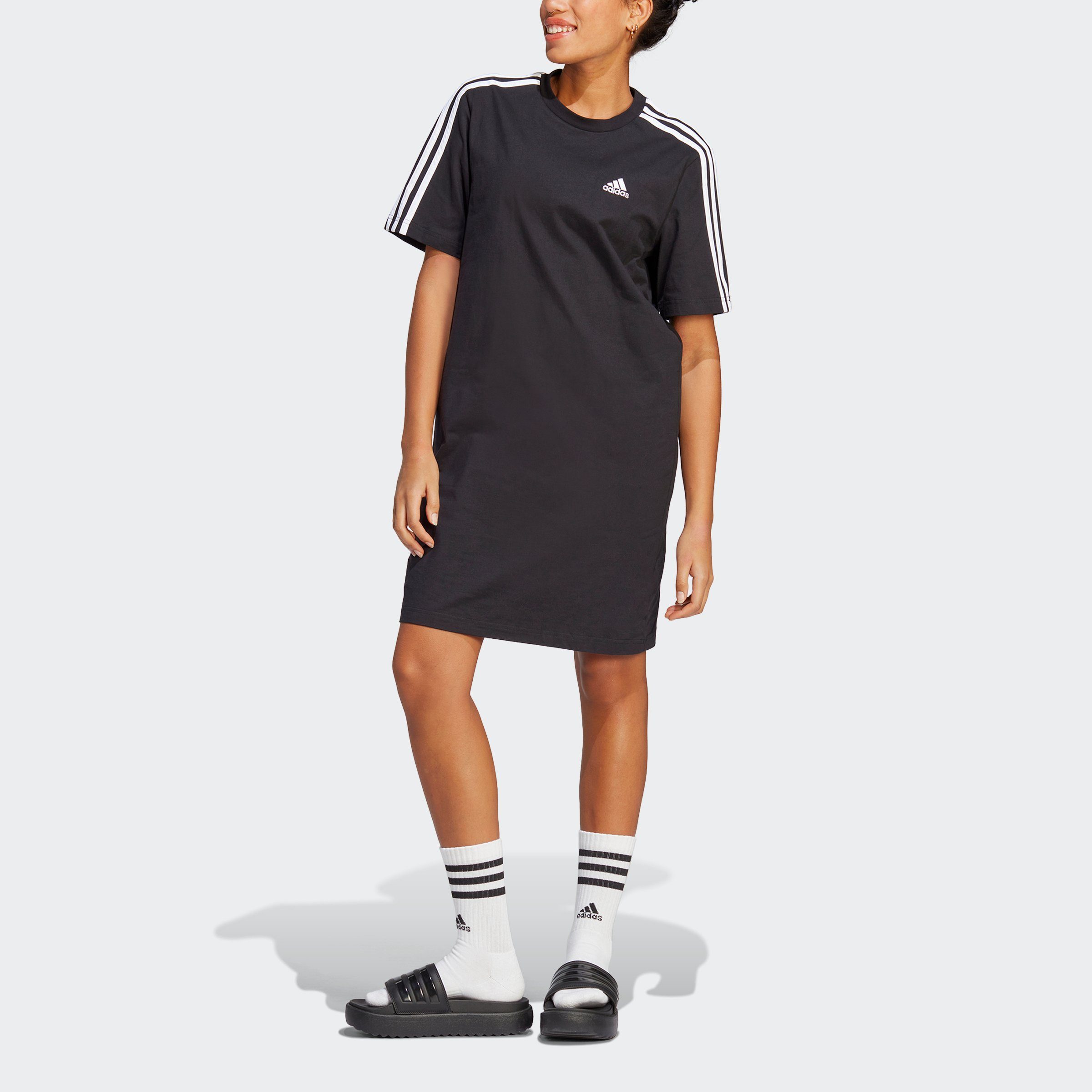 adidas Sportswear Shirtjurk W 3S BF T DR (1-delig)