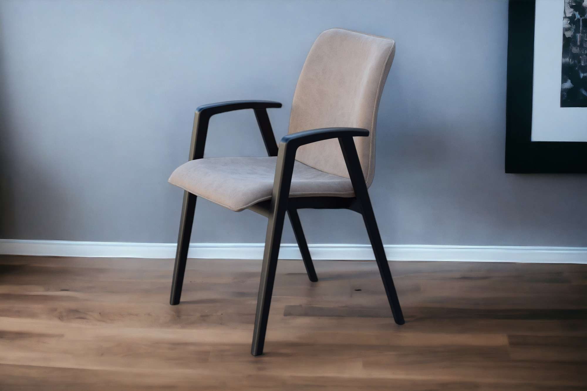 Home affaire Stoel met armleuningen Loreen eetkamerstoel, gestoffeerde stoel, woonstoel, eetstoel met armleuningen (set, 2 stuks)