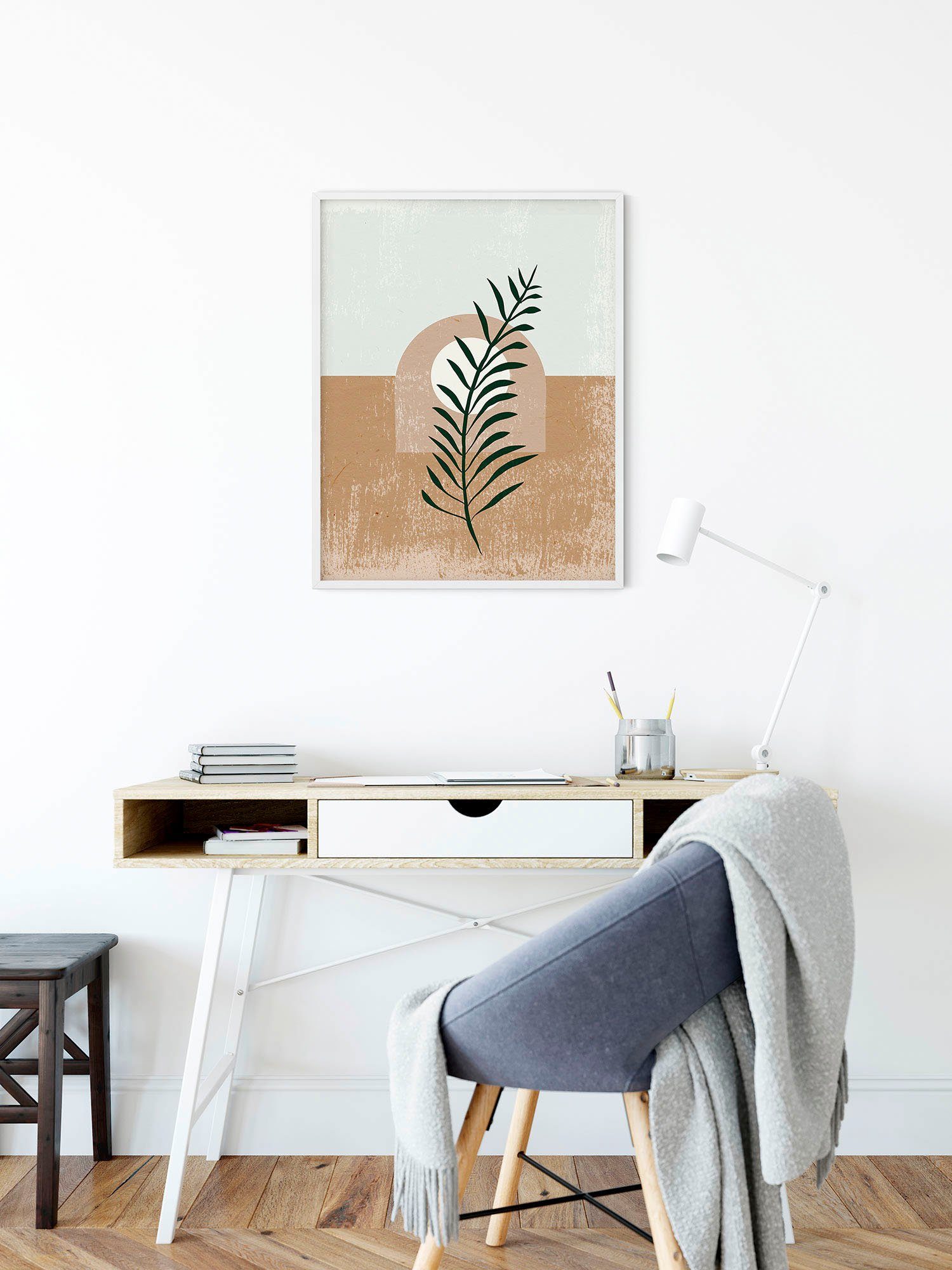 Komar Wanddecoratie Silence Full Moon Wanddecoratie - zonder lijst (1 stuk)