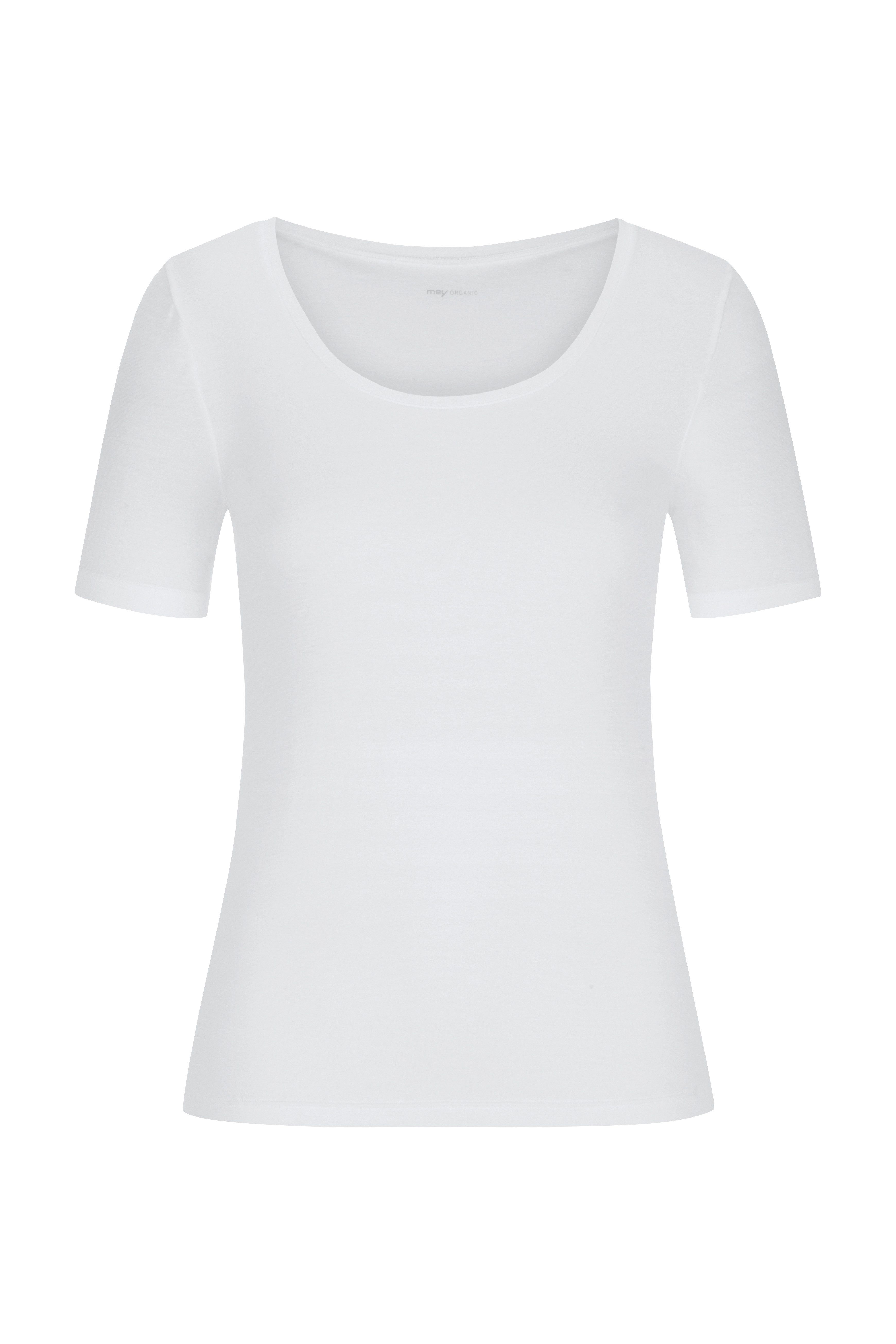 Mey Shirt met korte mouwen Serie Superfine Organic Ronde hals, smalle pasvorm, half lange mouwen