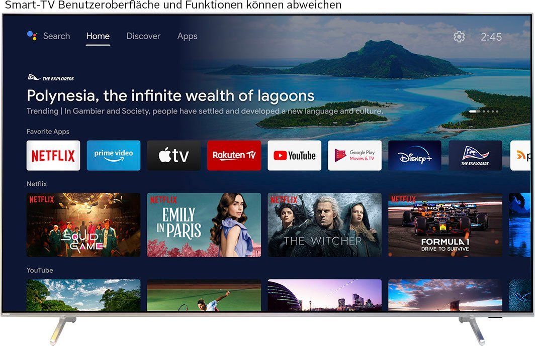 Philips Led-TV 86PUS8807/12, 217 cm / 86", 4K Ultra HD, Android TV - Smart TV - Google TV
