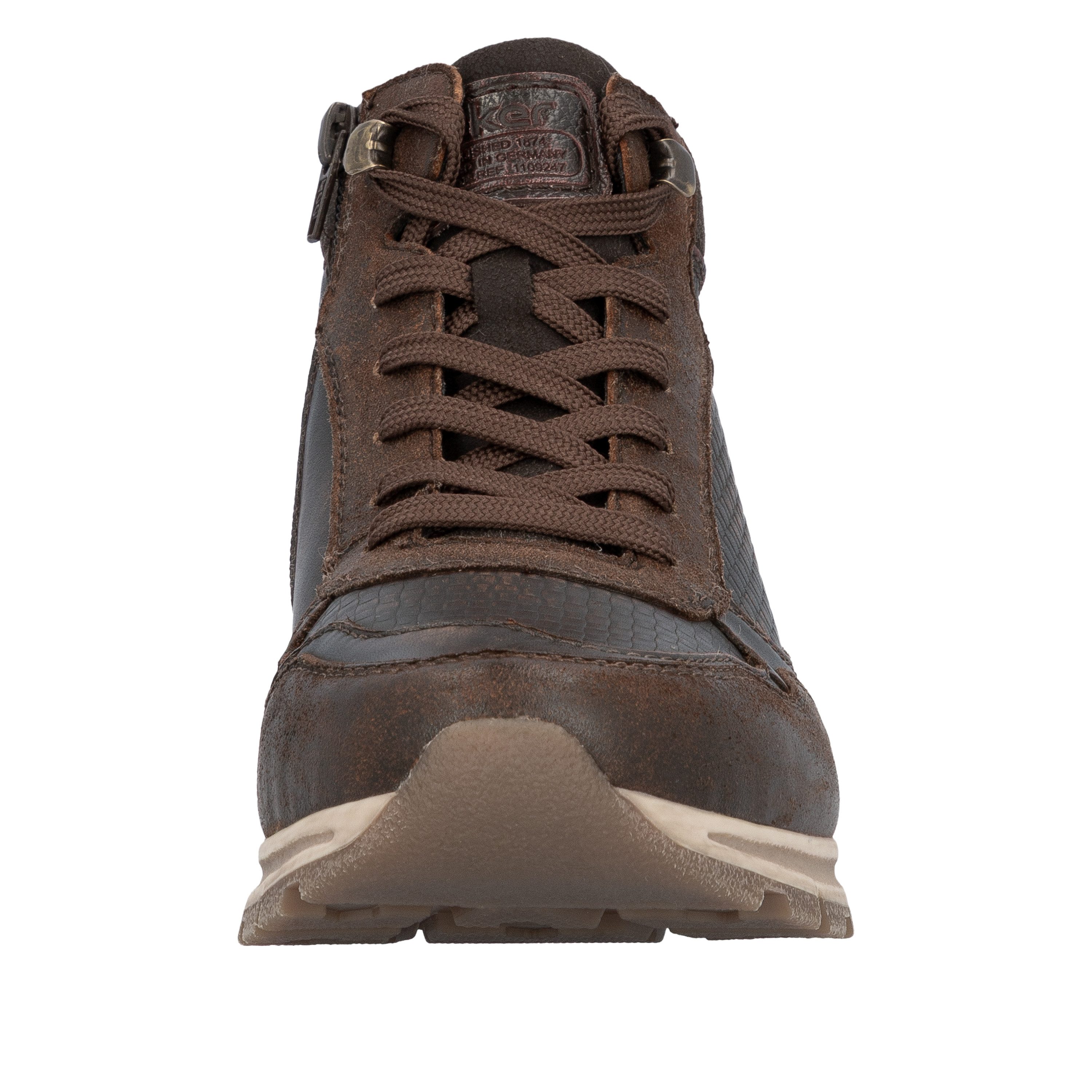 Rieker Sneakerboots Veterboots, high top sneaker, veterschoen met binnenritssluiting
