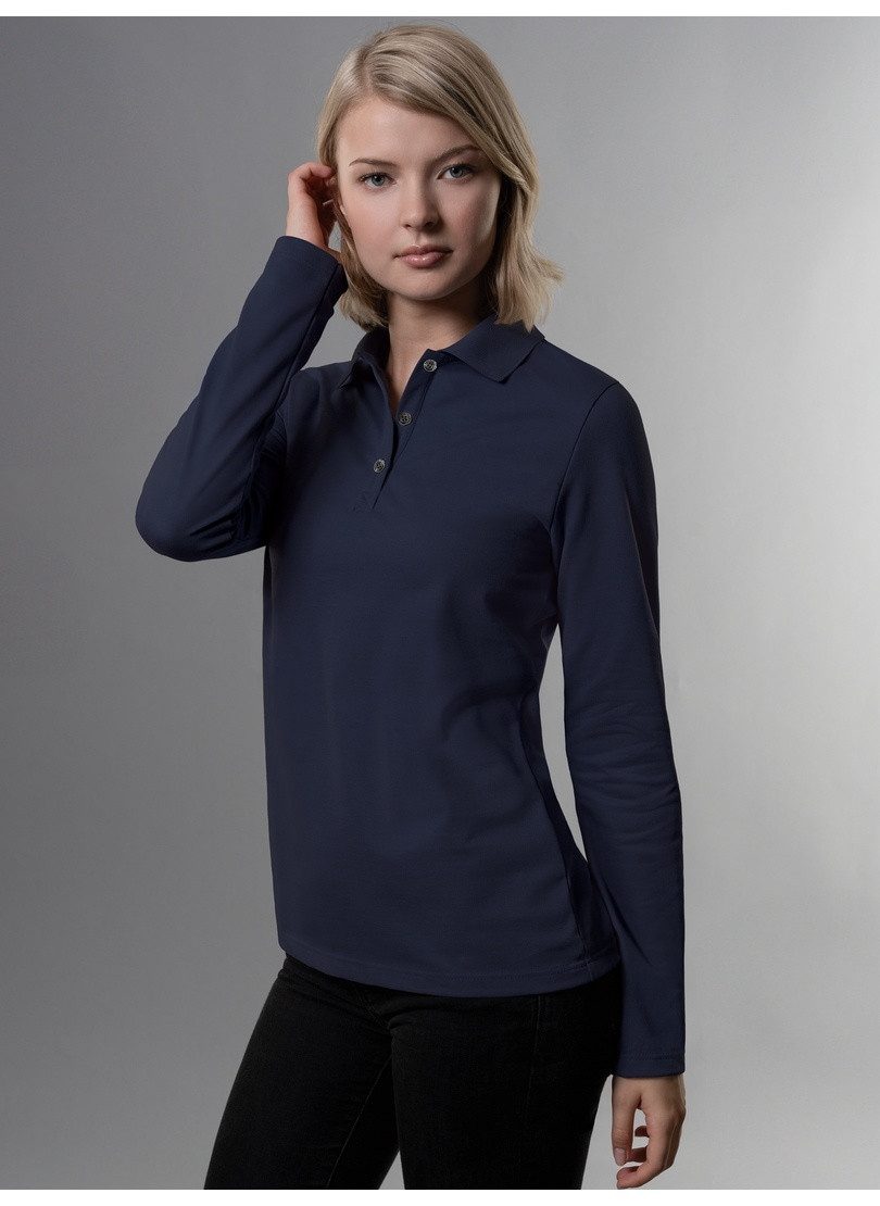 Trigema Poloshirt TRIGEMA poloshirt met lange mouwen (1-delig)