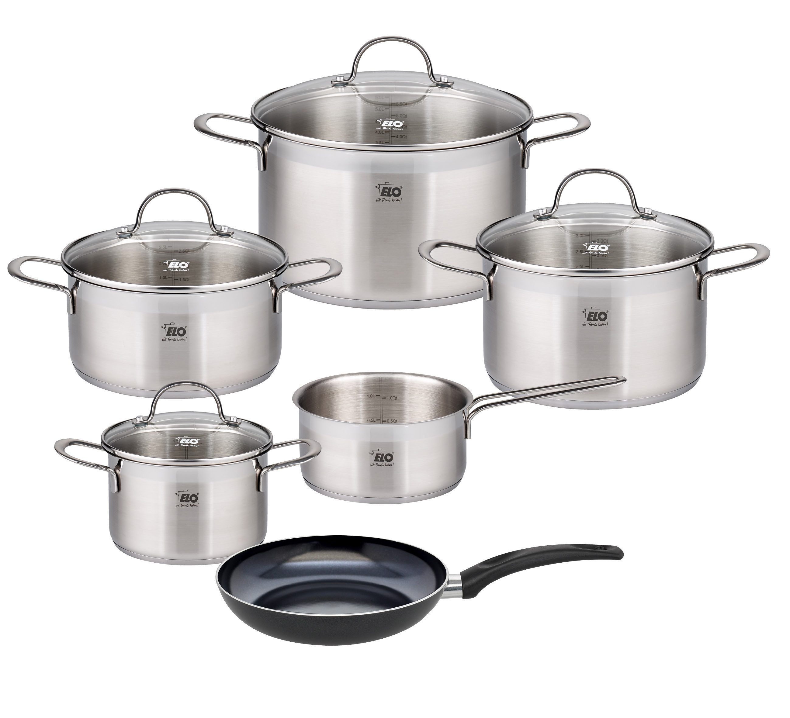 Elo Pannenset Top Collection 10-delig (set) pannensets zilver