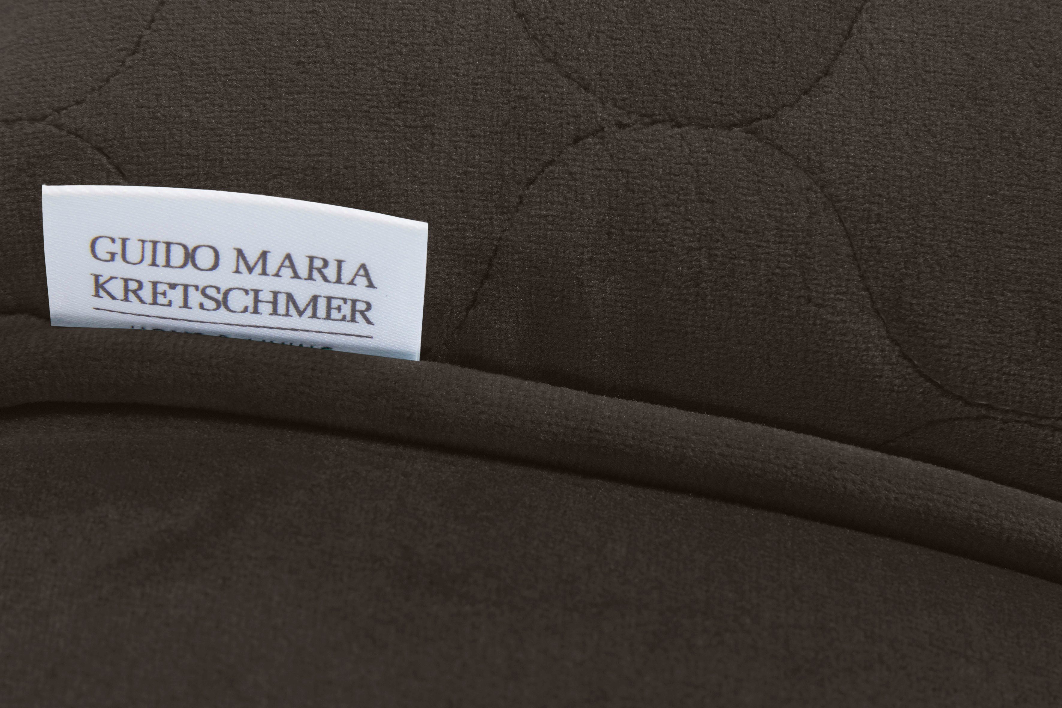 Guido Maria Kretschmer Home&Living Récamier Oradea met elegante stiksels op achterzijde van de rugleuning