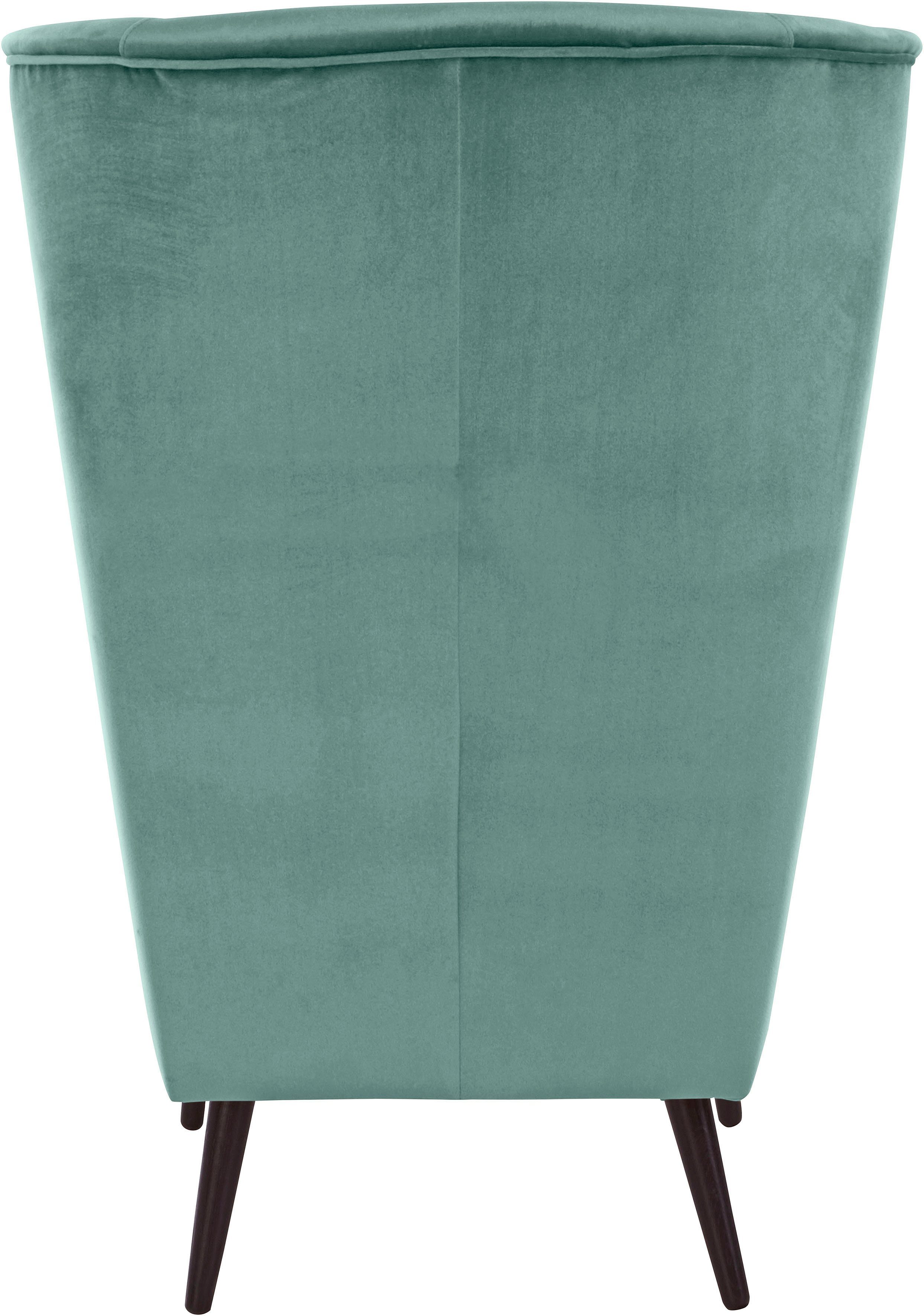 Home affaire Fauteuil Sallito, oorfauteuil, TV-stoel voor woonkamer, ook in velours cord