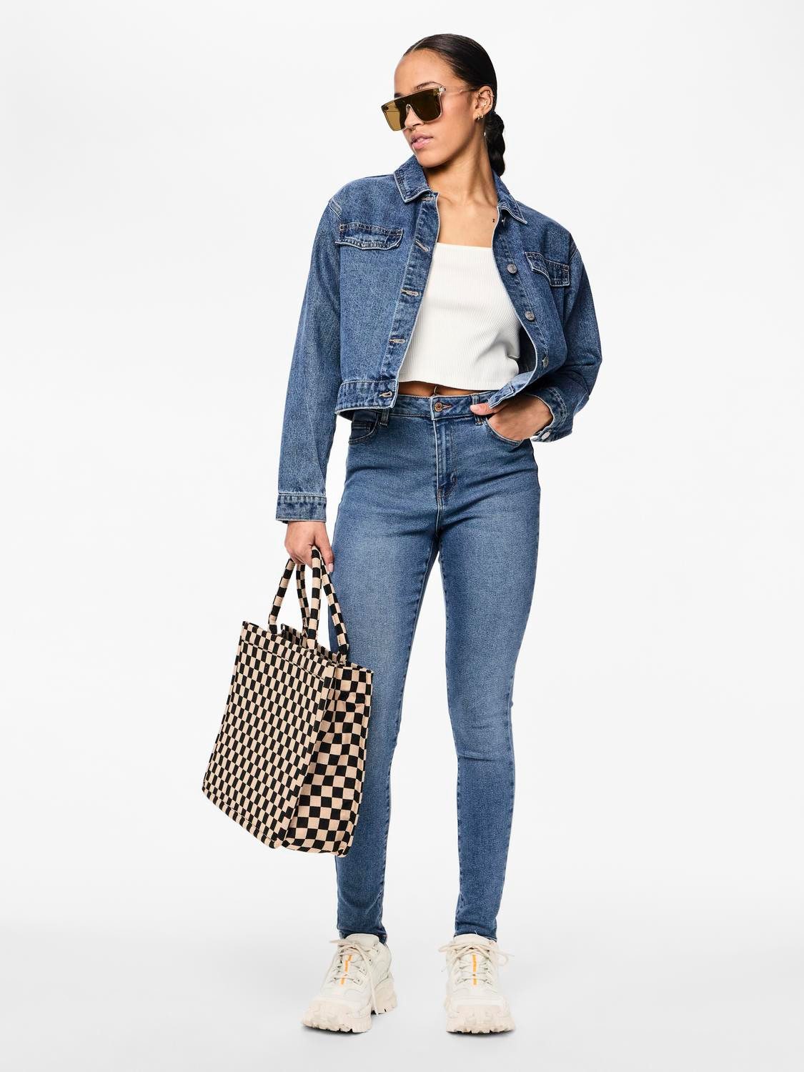 pieces Skinny fit jeans PCDANA HW SKINNY JEANS MB402 NOOS