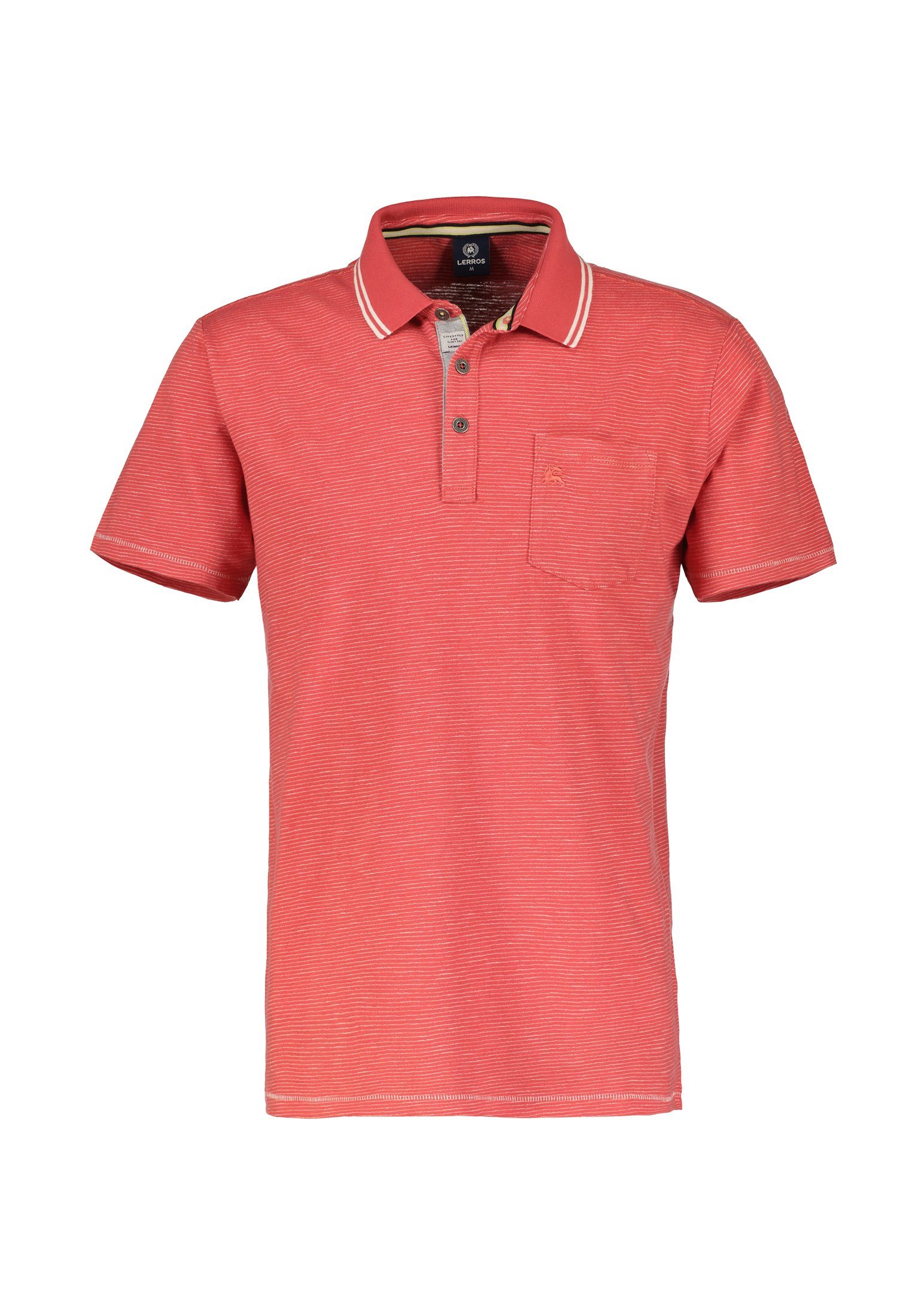 Lerros Poloshirt LERROS poloshirt met finelinerstrepen