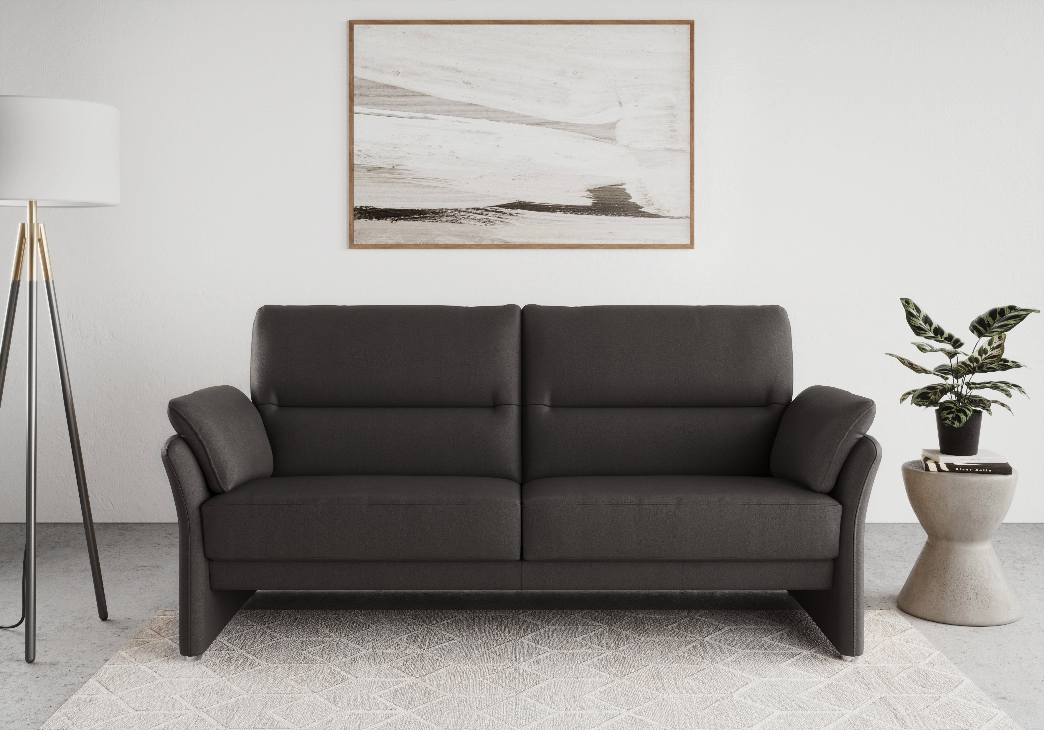 DOMO collection 2-zitsbank Pina met binnenvering, breedte 199 cm