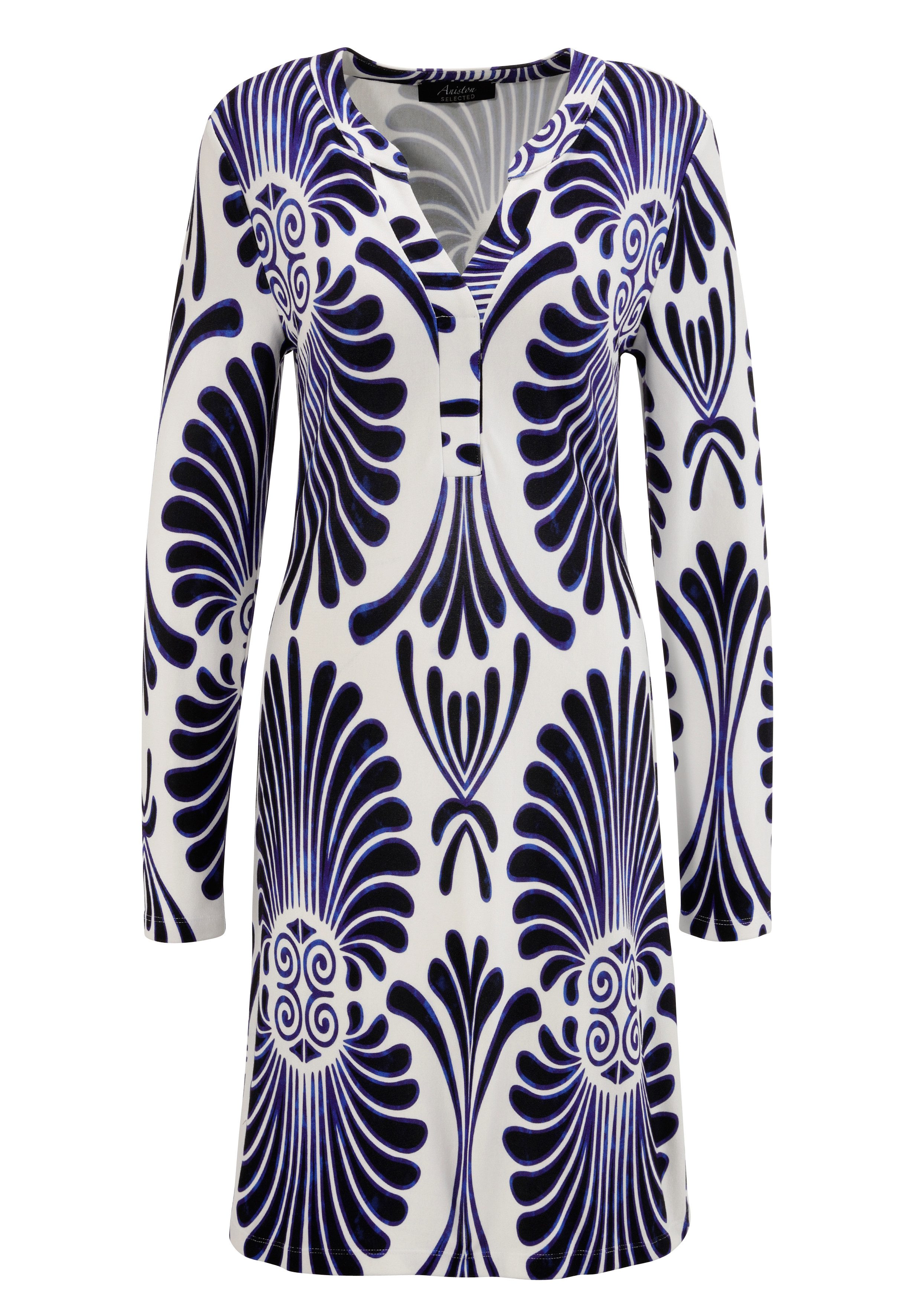 Aniston SELECTED Mini-jurk met fantasierijke patroon - nieuwe collectie