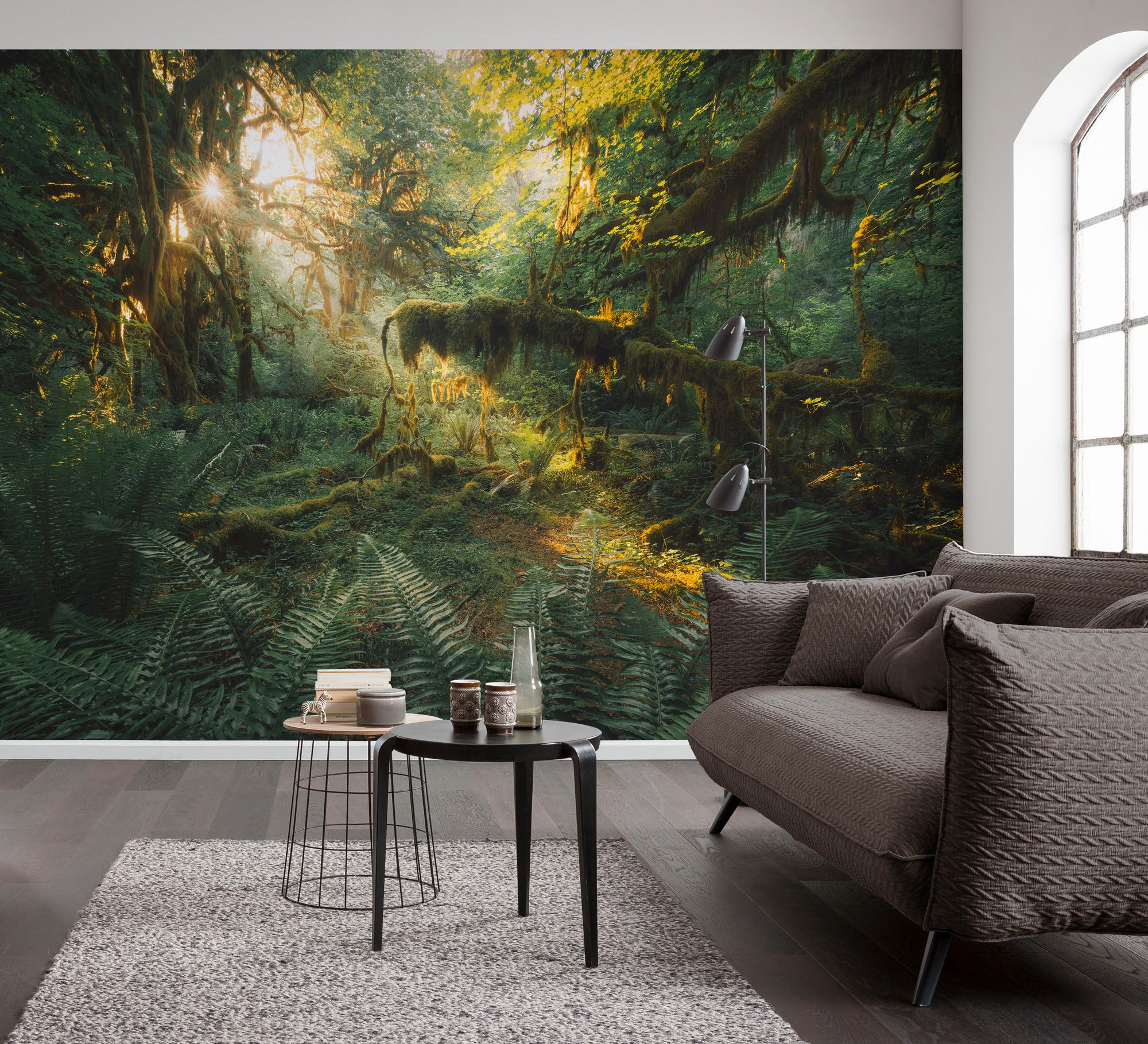 Komar Fotobehang Vlies Fototapete Hall of Mosses Größe 400 x 250 cm (1 stuk)