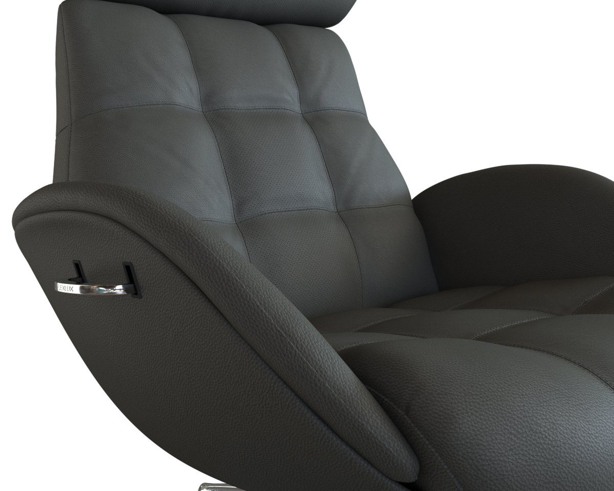FLEXLUX Relaxfauteuil Chester, functionele stoel, gestoffeerde stoel, armleuningen, TV-fauteuil