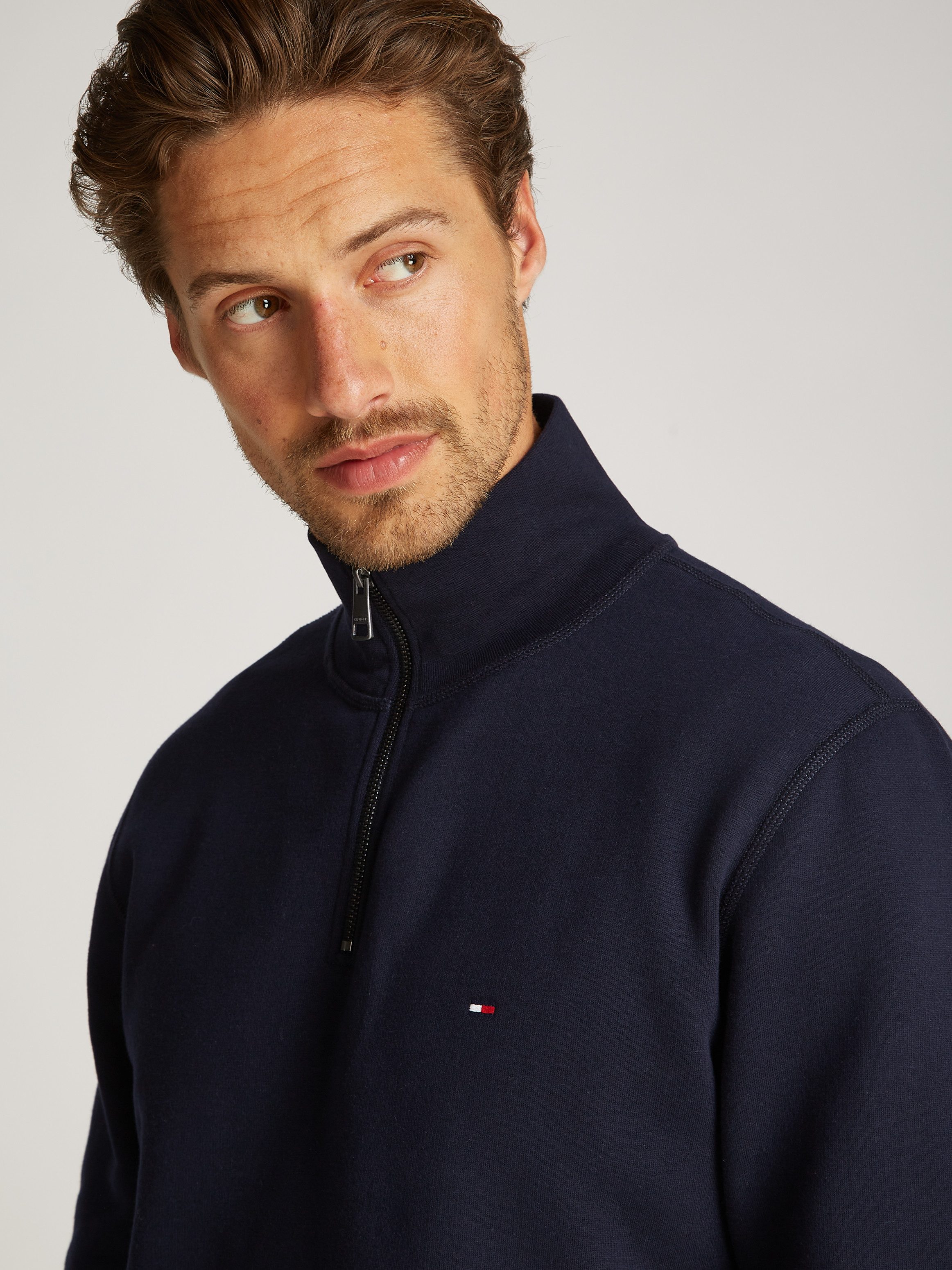 Tommy Hilfiger Sweatshirt ESSENTIAL FLEECE 1/4 ZIP