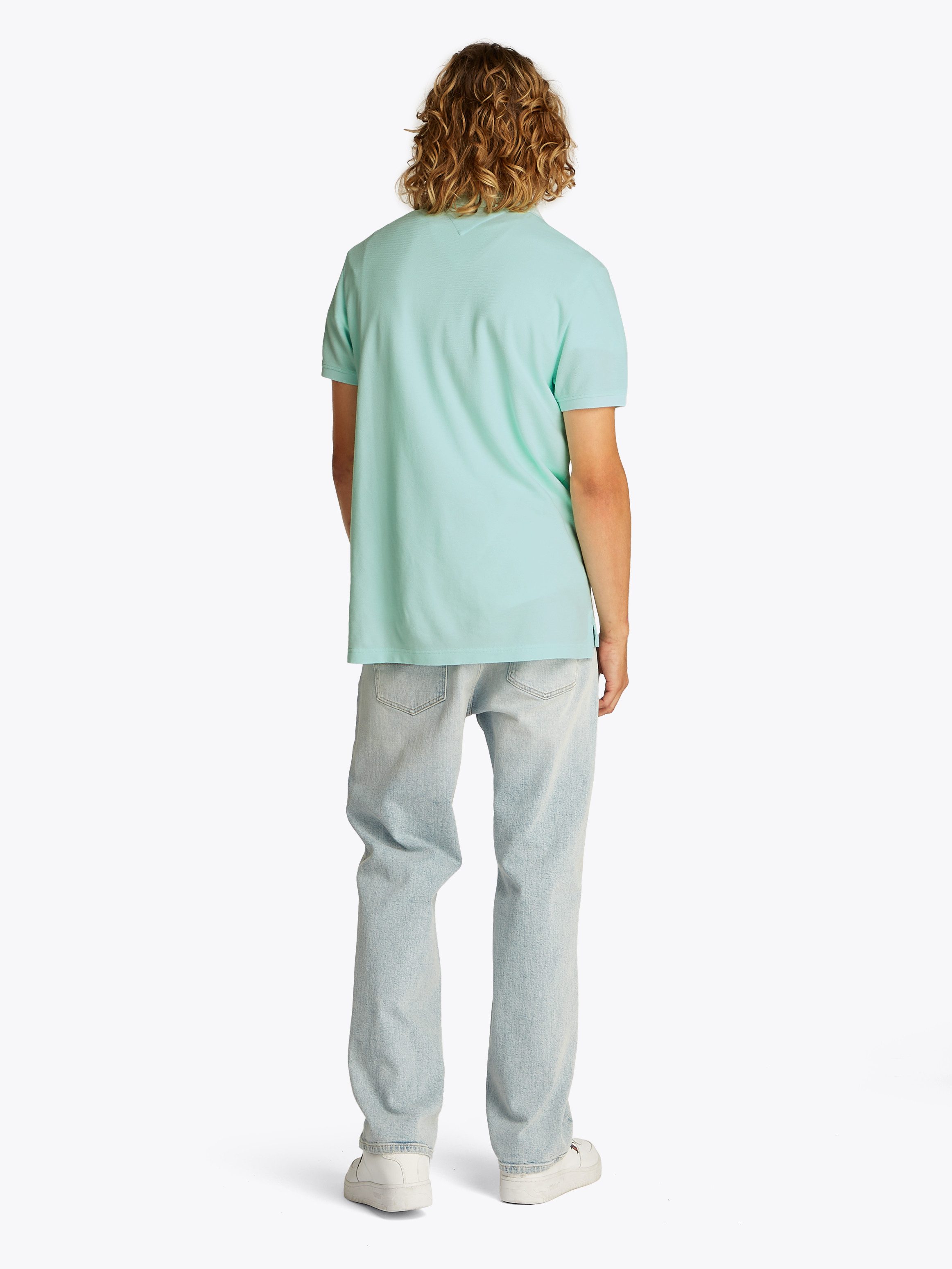 TOMMY JEANS Poloshirt TJM SLIM ESSENTIAL GD POLO SS