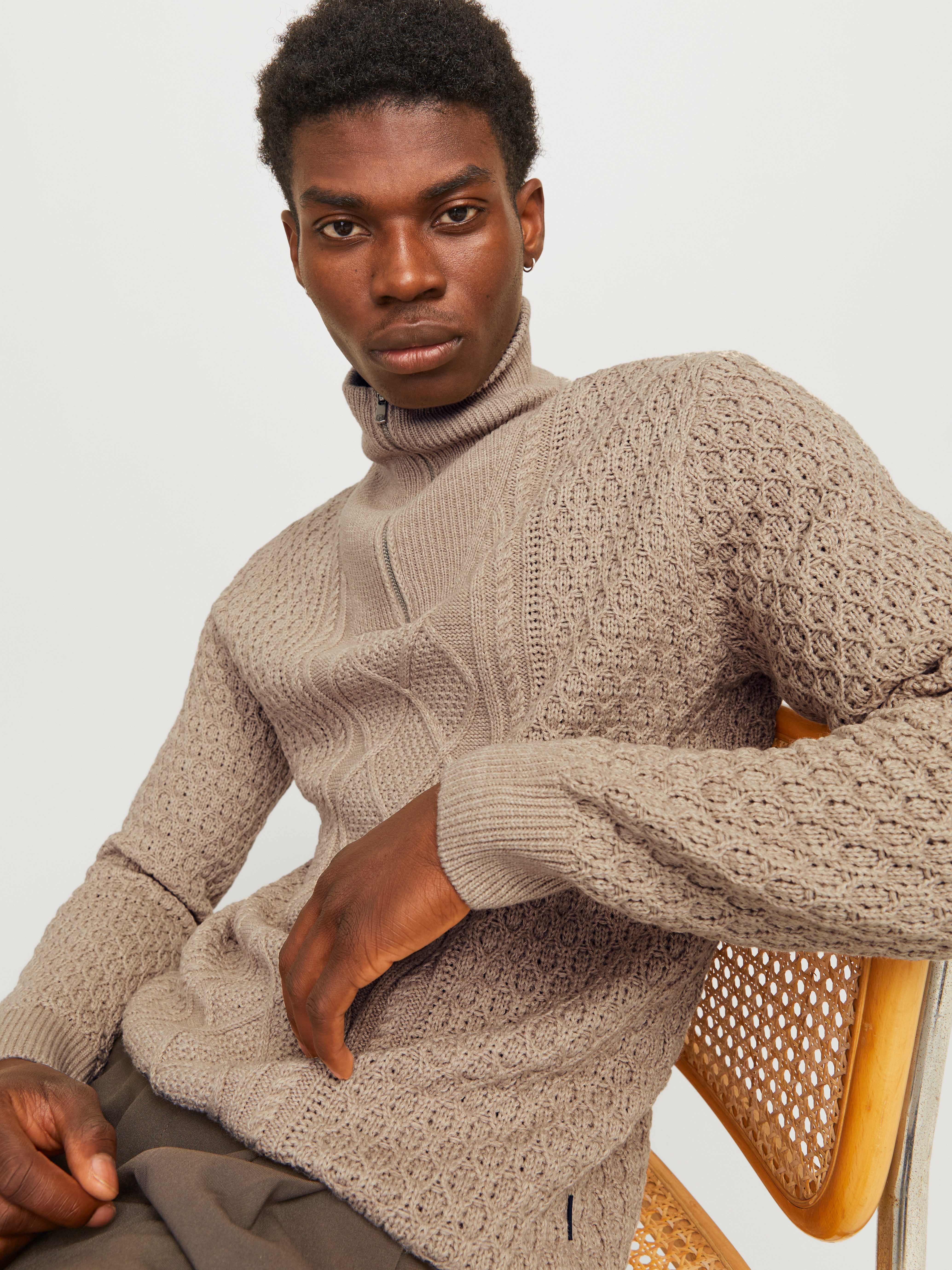 Jack & Jones Schipperstrui JPRBLUNORTH KNIT HIGH NECK SN