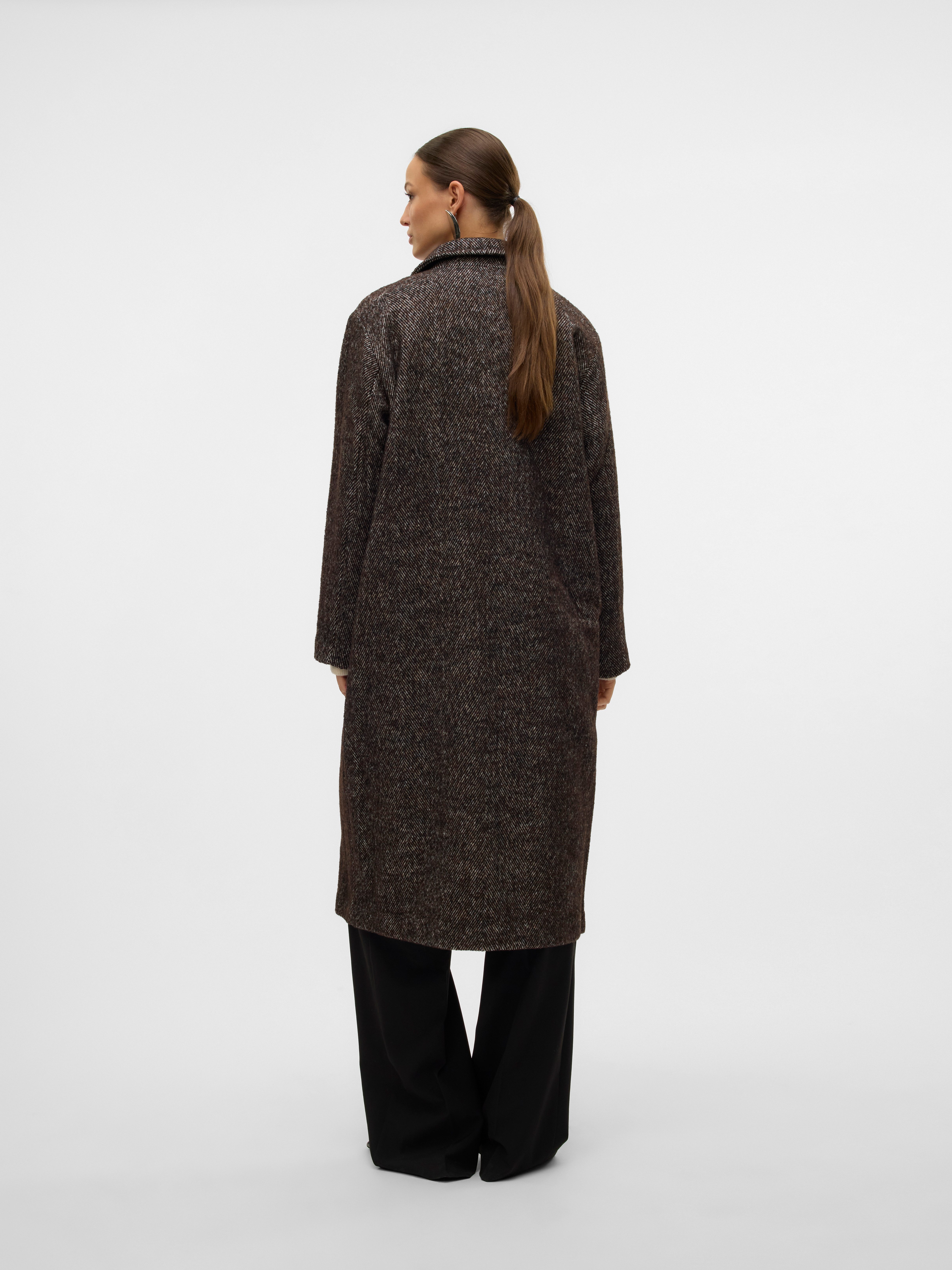 Vero Moda Lange jas VMBABETTE LONG WOOL COAT GA
