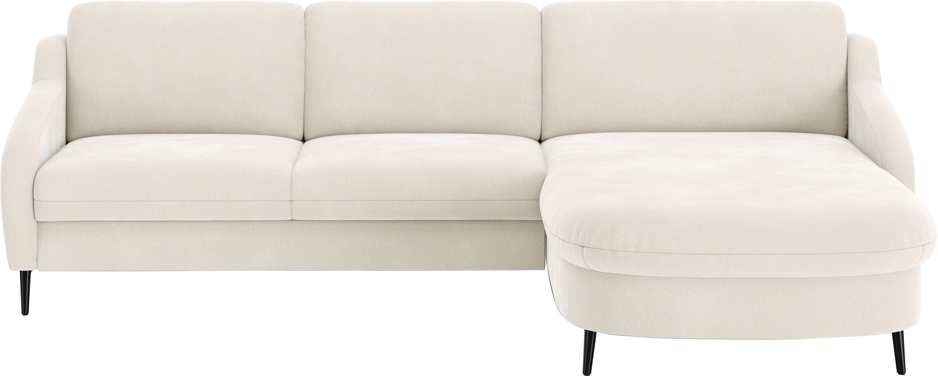 sit&more Hoekbank Soul L-vorm optioneel met bedfunctie en bedlade of lade beige, hoekbanken, Met bed-zonder bedlade, mit Bett-ohne Bettkasten