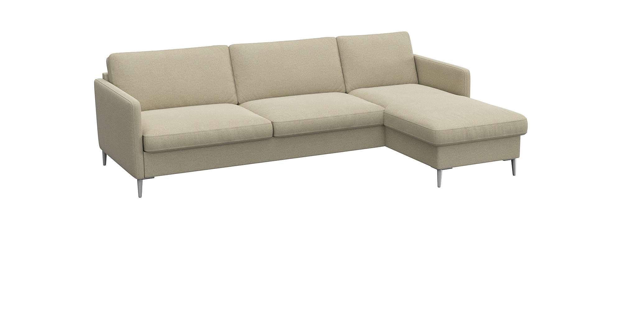 FLEXLUX Hoekbank Fiore, super zitcomfort door koudschuim in de zitting, L-vorm
