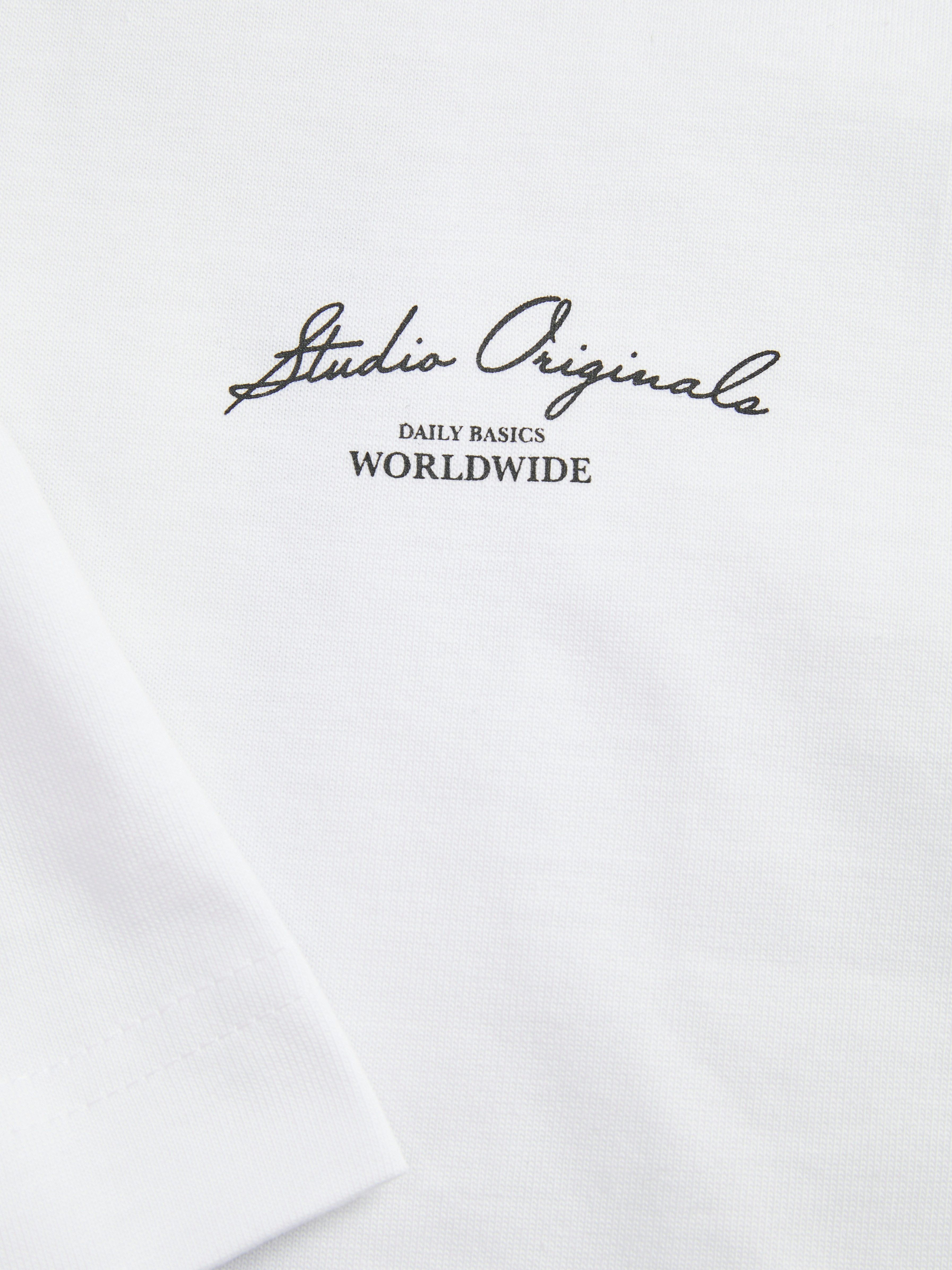 Jack & Jones T-shirt JORISLINGTON BACK TEE SS CREW NECK SN