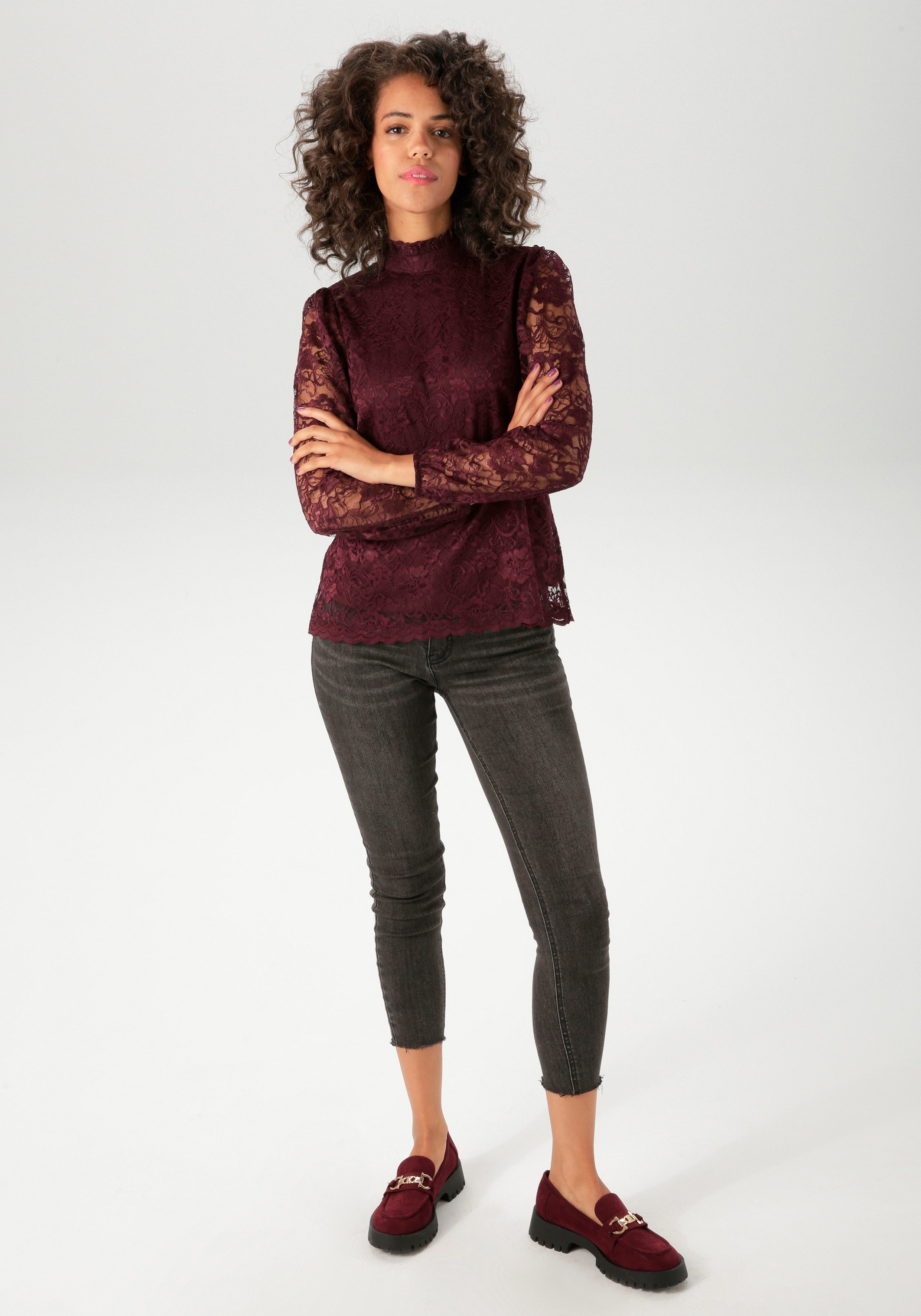 Aniston CASUAL Kanten blouse