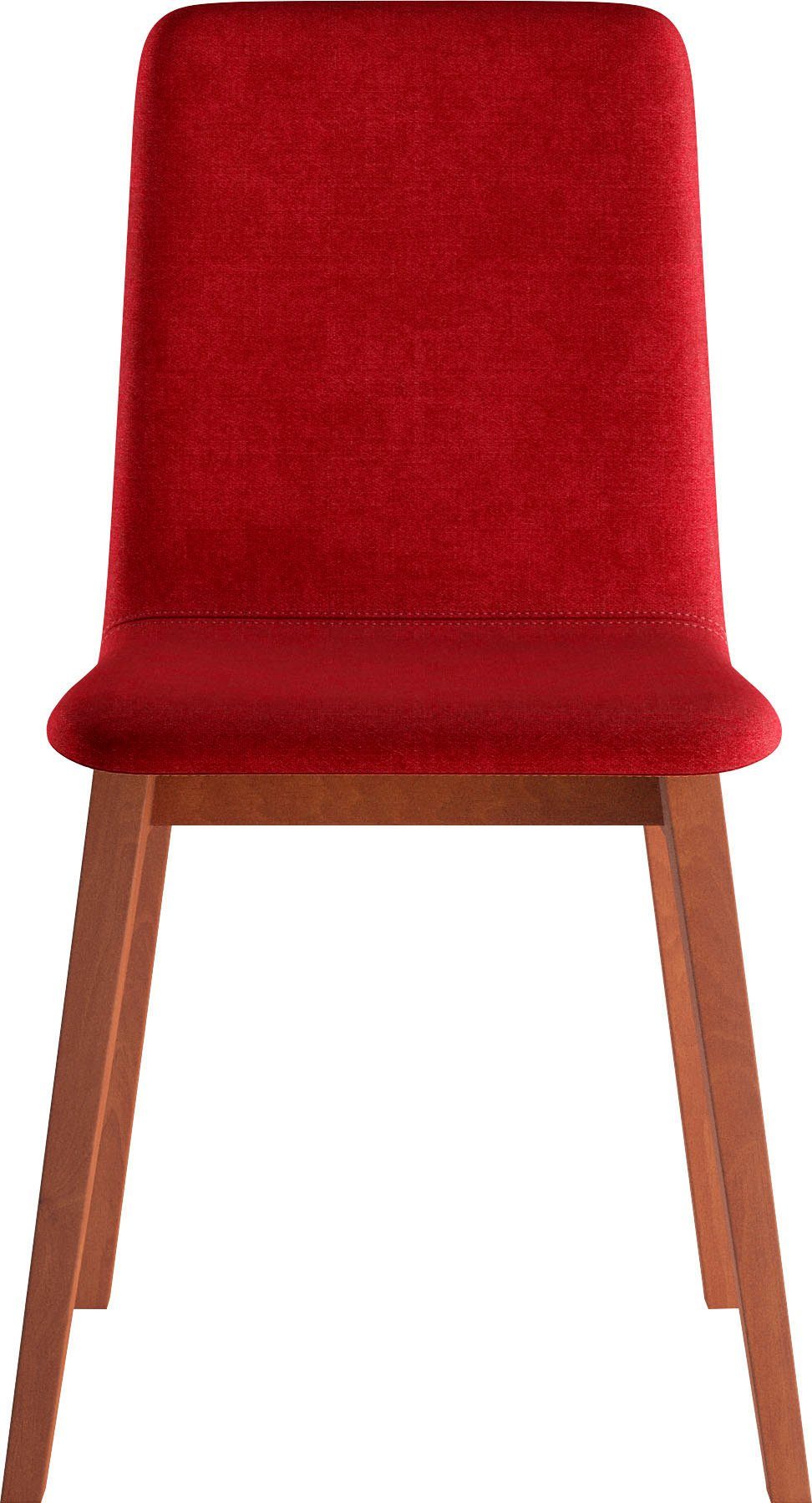 INOSIGN Stoel Sandy met verschillende stoelpootkleuren en kleurvarianten, zithoogte 47 cm (2 stuks)