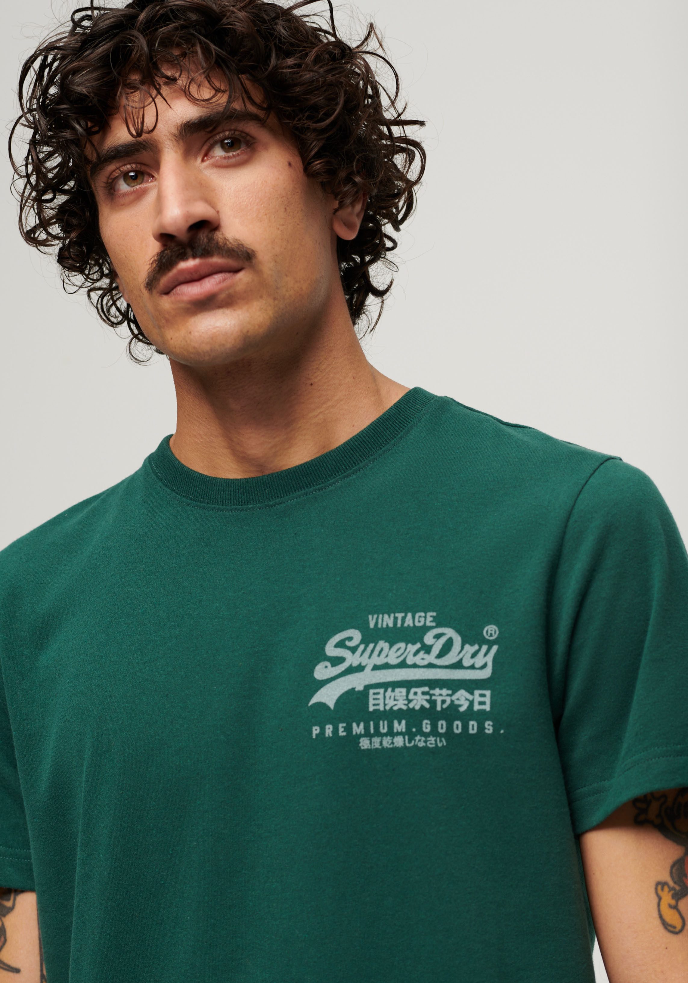 Superdry T-shirt CLASSIC VL HERITAGE CHEST TEE