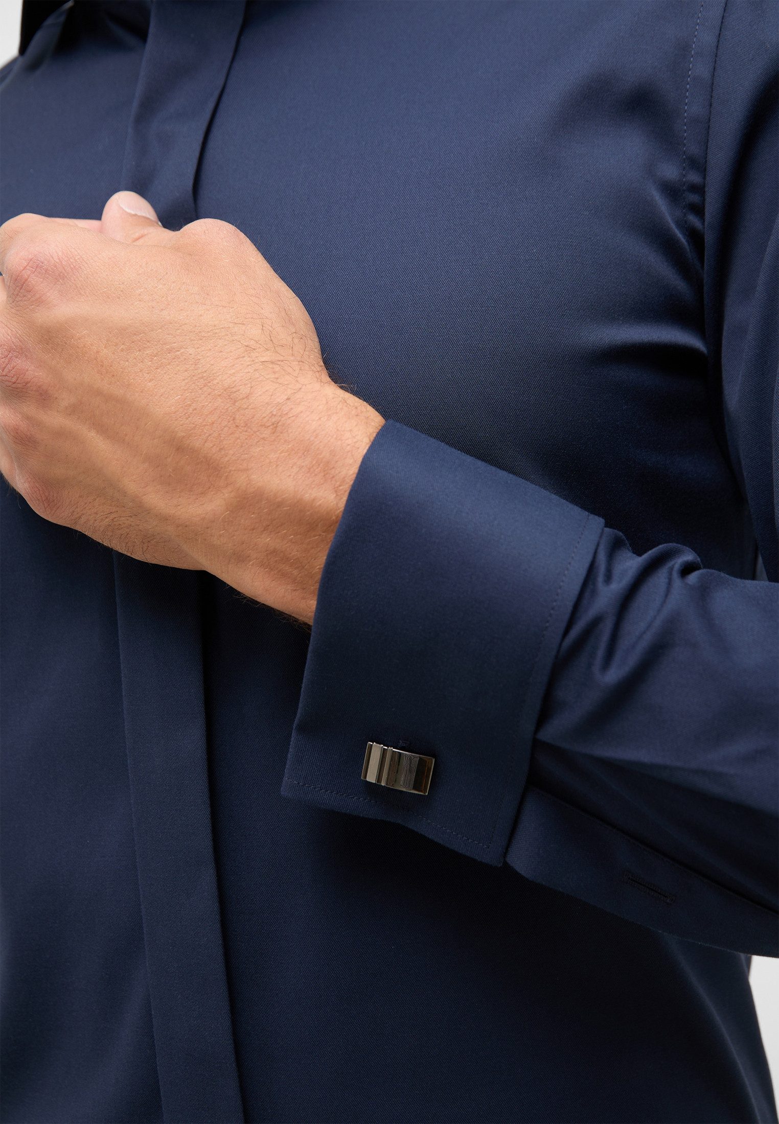Eterna Overhemd met lange mouwen Slim fit NON IRON (strijkvrij)