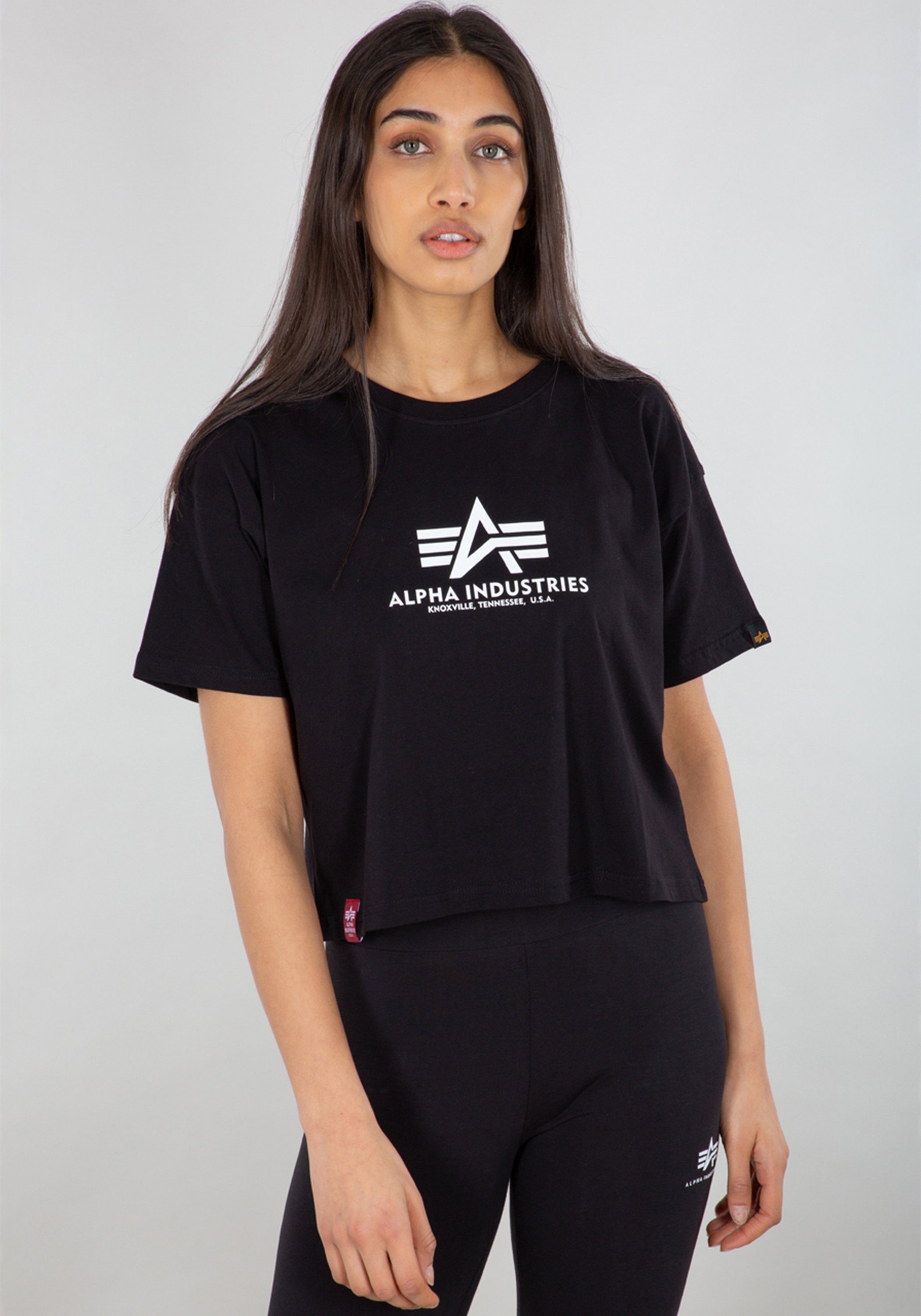 Alpha Industries T-shirt Alpha Industries Women - T-Shirts Basic T-Shirt COS Women dames shirts maat L zwart