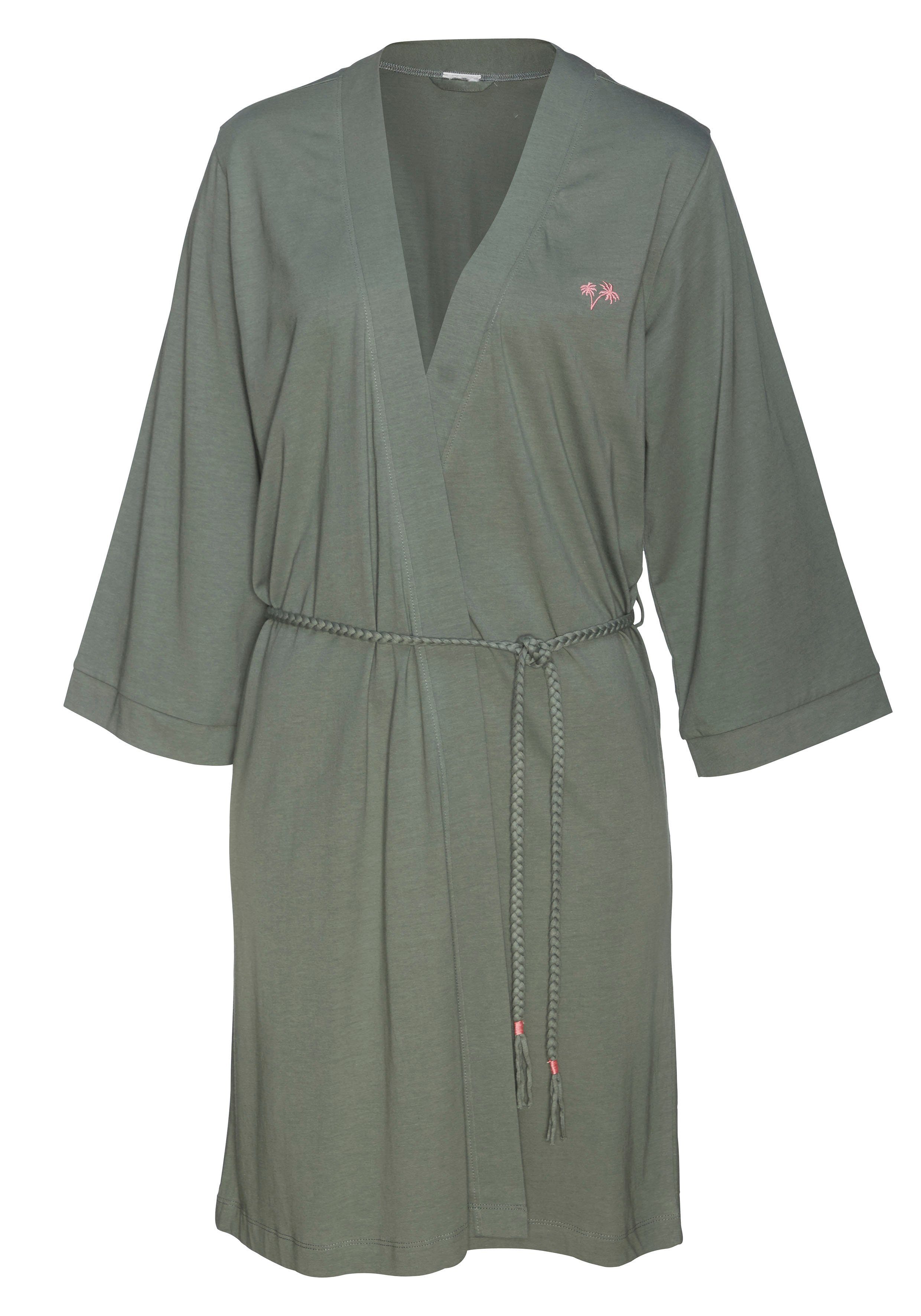 Vivance Dreams Kimono uni of met bloemendruk