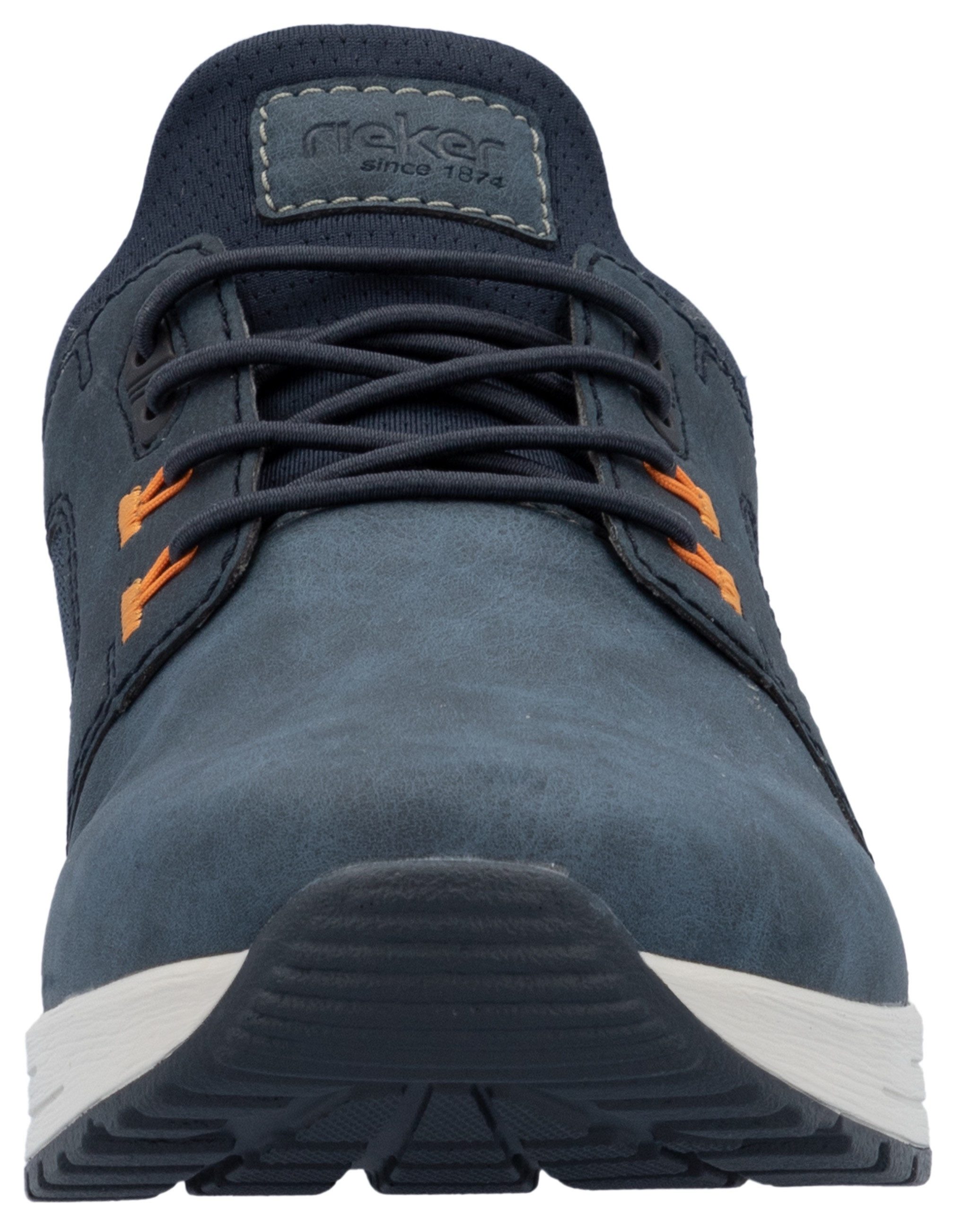 Rieker Slip-on sneakers , vrijetijdsschoen, lage schoen, instapschoen met gewatteerde schacht