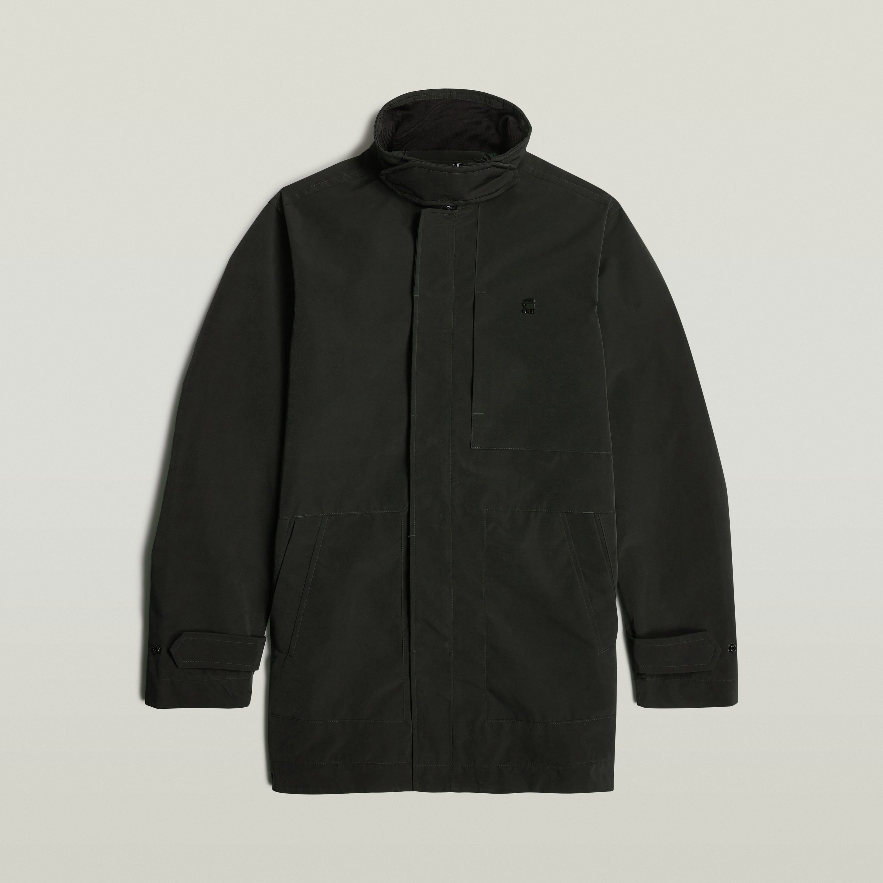 G-Star RAW Outdoorjack Garber Trench met verborgen knopen