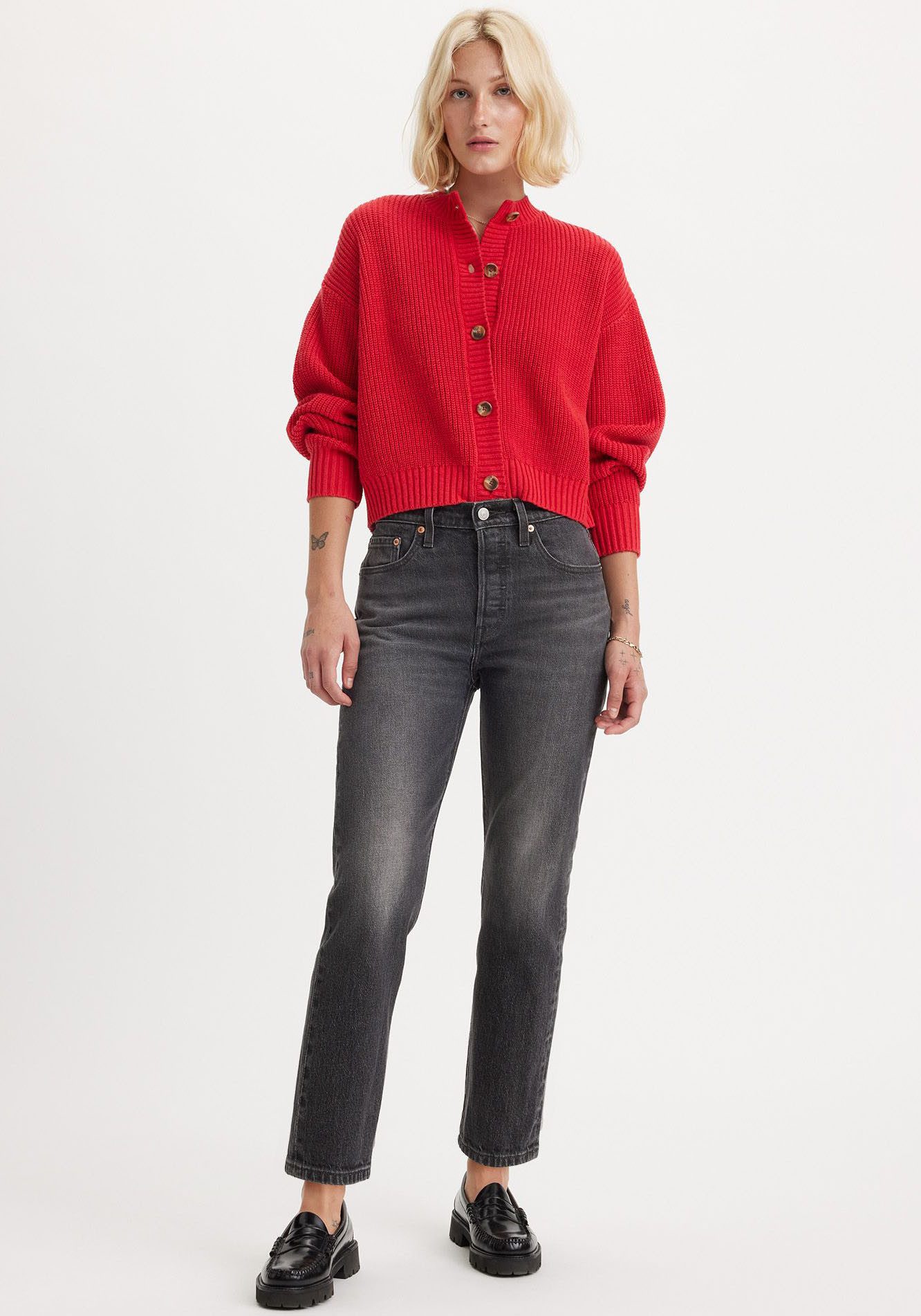 Levi's 7 8 jeans 501 CROP 501 collectie 5-pocket-stijl