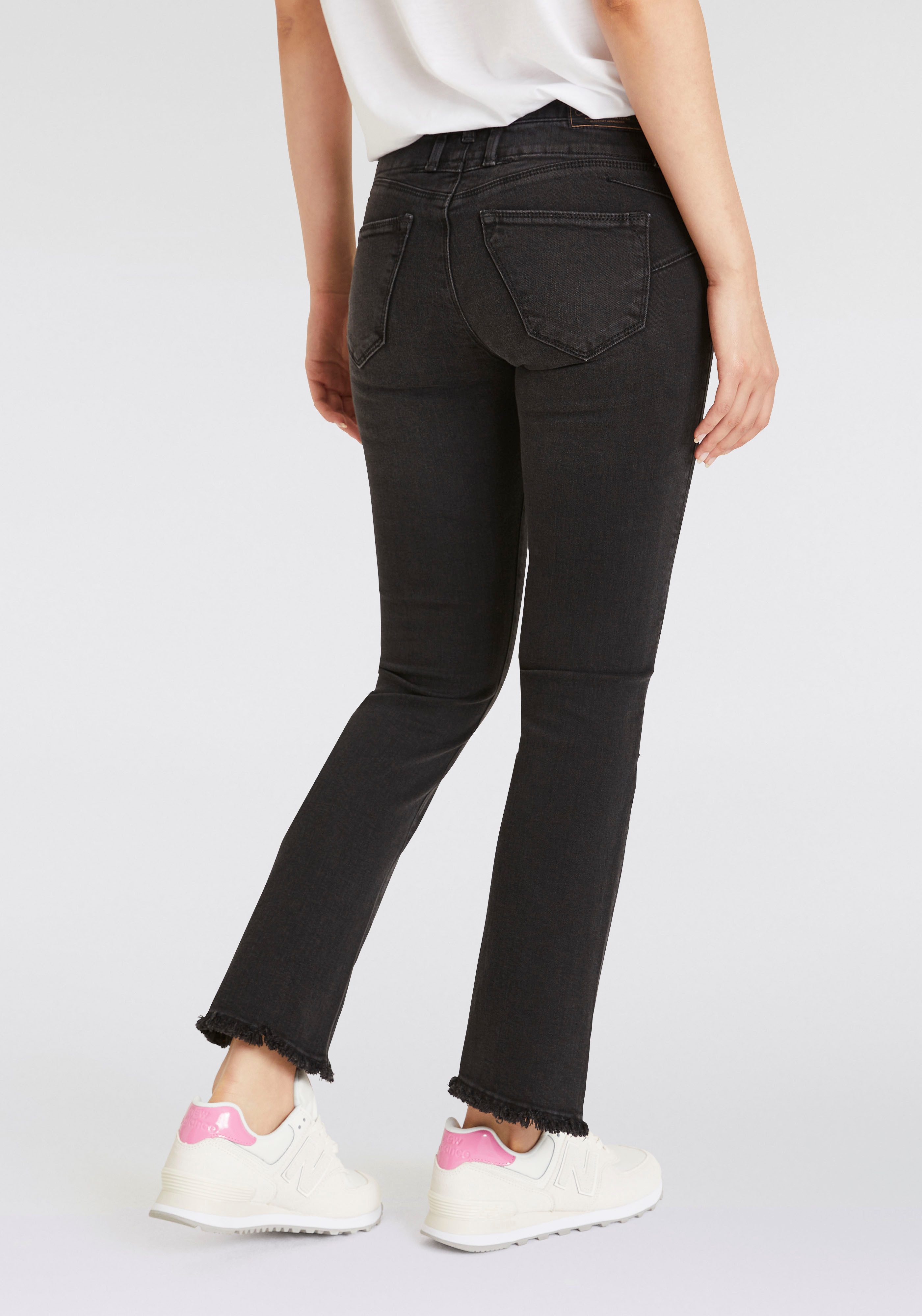 Herrlicher Bootcut jeans Baby Cropped Recycled Denim Black Stretch