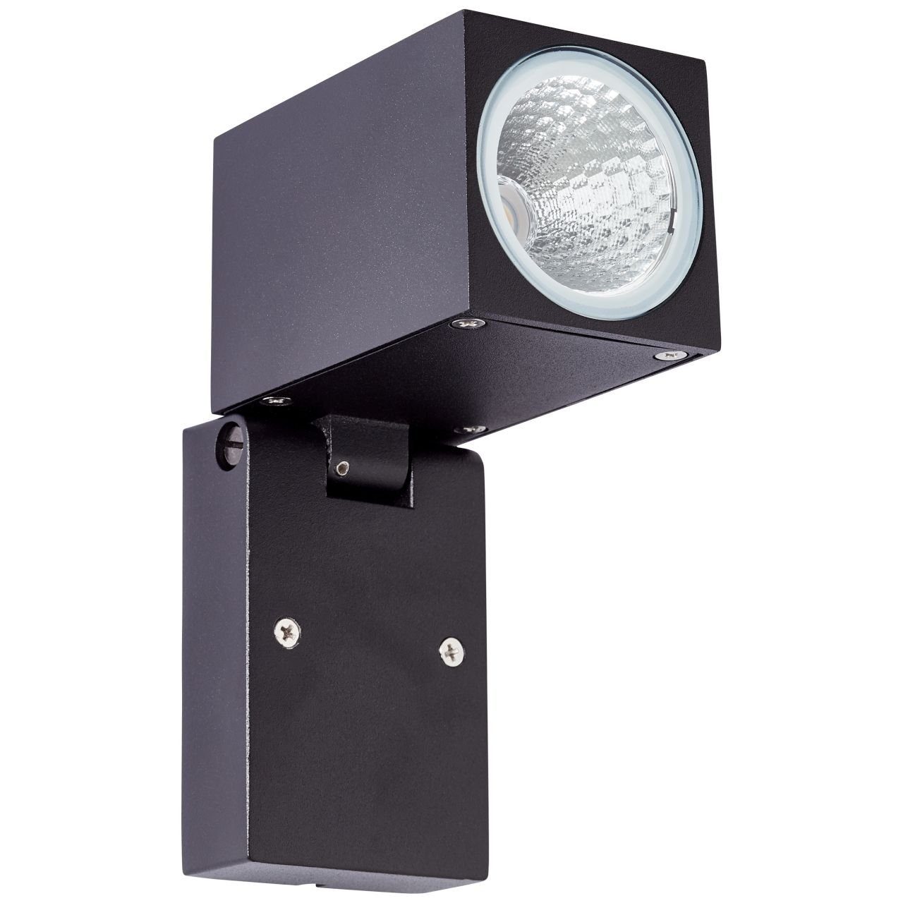 Brilliant Leuchten Wandlamp Burk LED wandspot - hoofd kantelbaar - 10 cm hoogte x 65 cm breedte