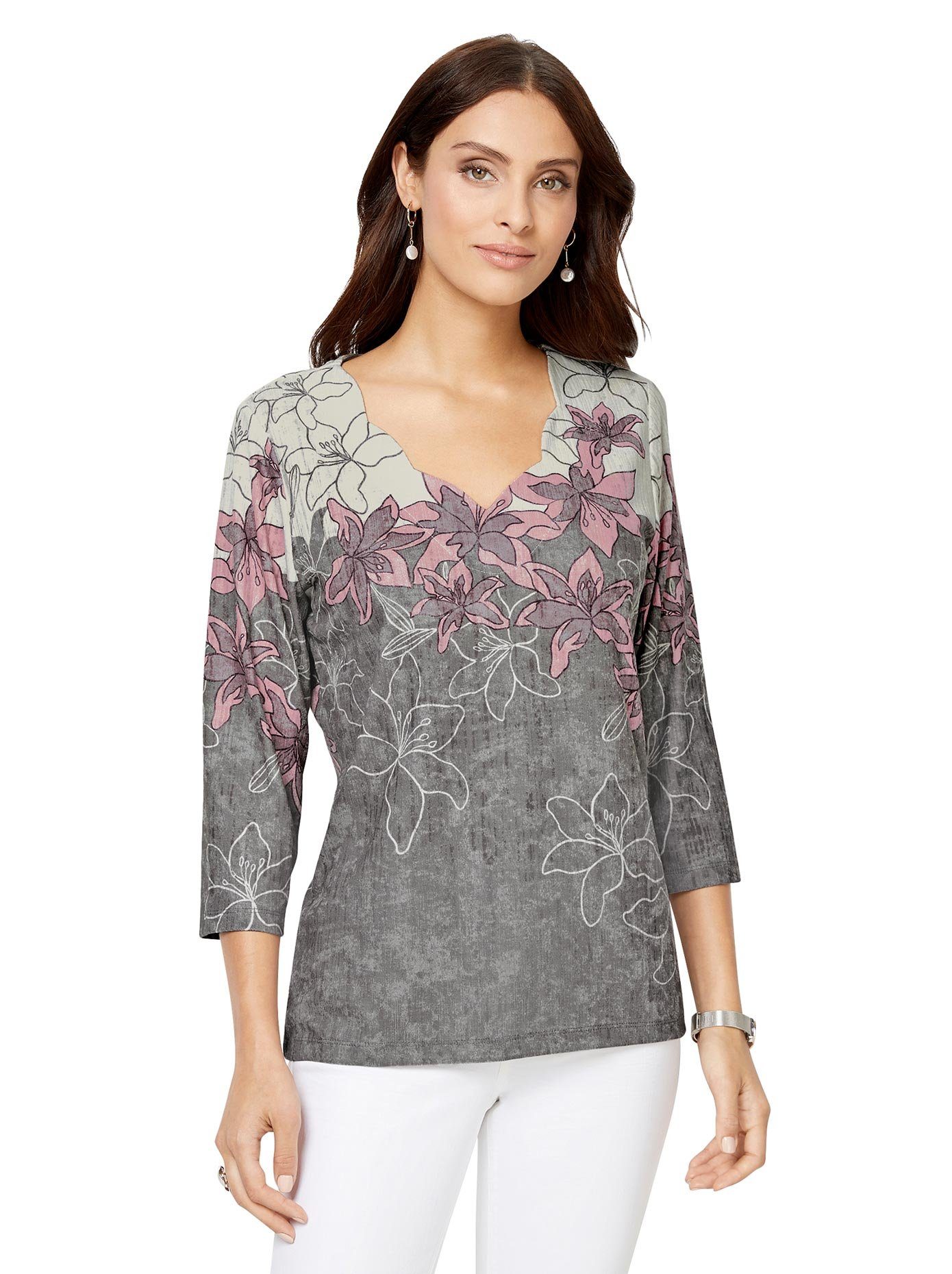 Lady Shirt met print Shirt (1-delig)