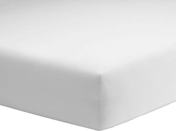 Schlafgut Hoeslaken Mako-jersey van 100% katoen, bedlakens voor matrassen tot 20 cm hoogte, in 90x200, 140x200 of 180x200 cm (1 stuk)