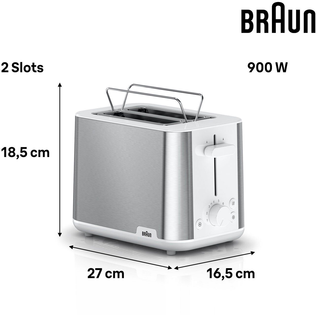 Braun Toaster PurShine HT 1510 WH