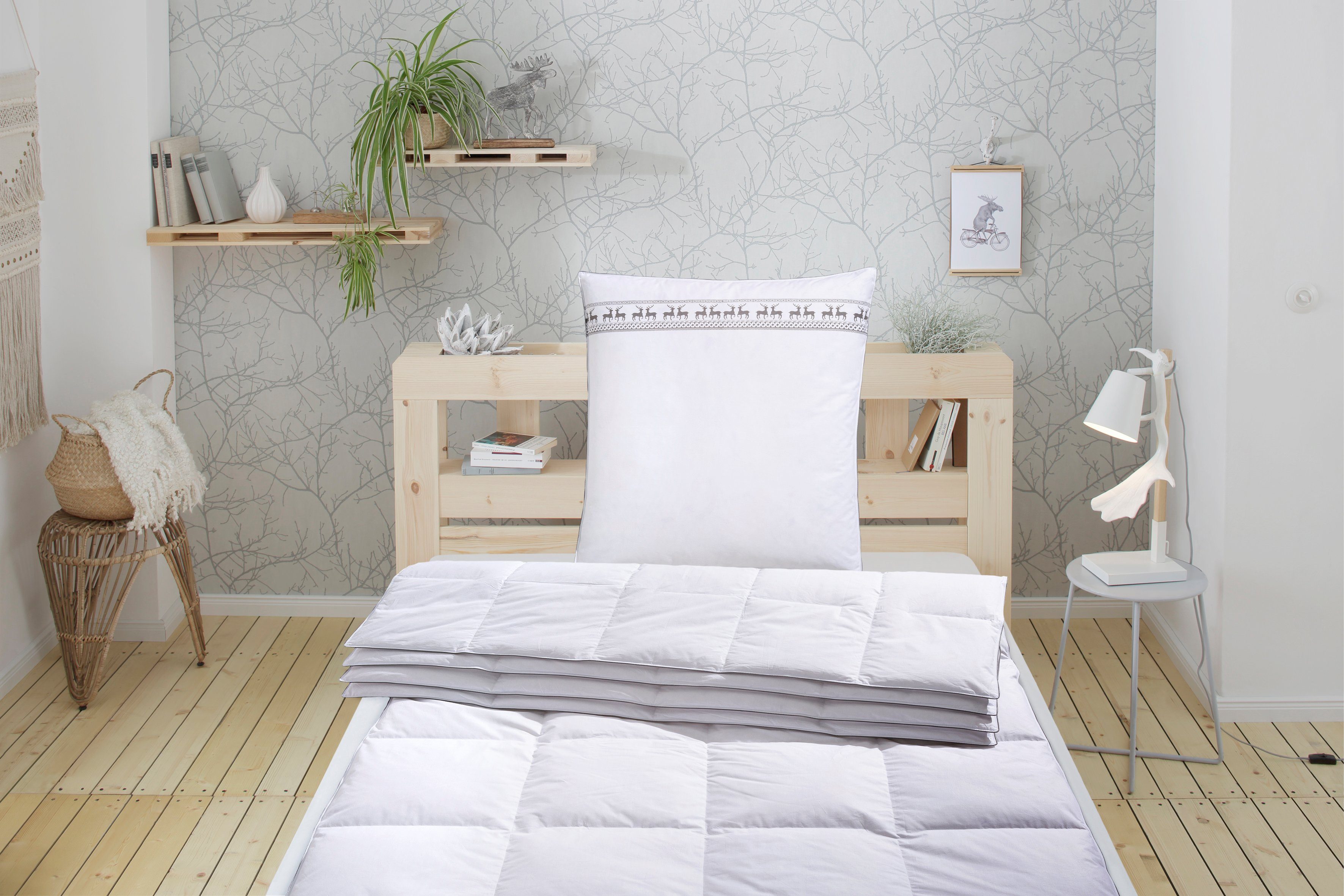 Älgdröm Donzen dekbed Bettdecke "Sorsele", Bettdecke in diversen Größen und Wärmeklassen met scandinavisch design! Licht