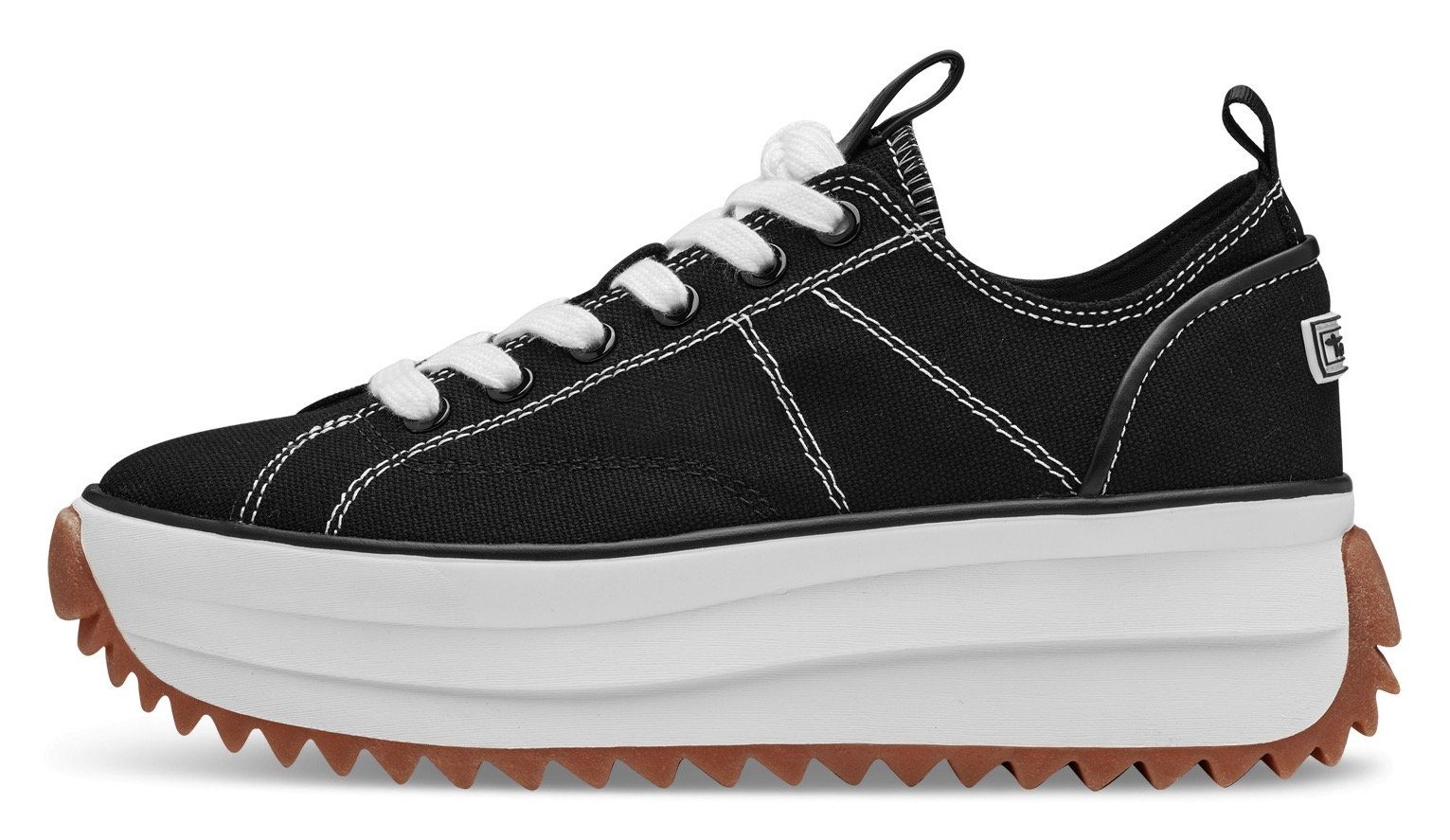 Tamaris Plateausneakers MILENA vrijetijdsschoen, lage schoen, veterschoen met touch-it-uitrusting
