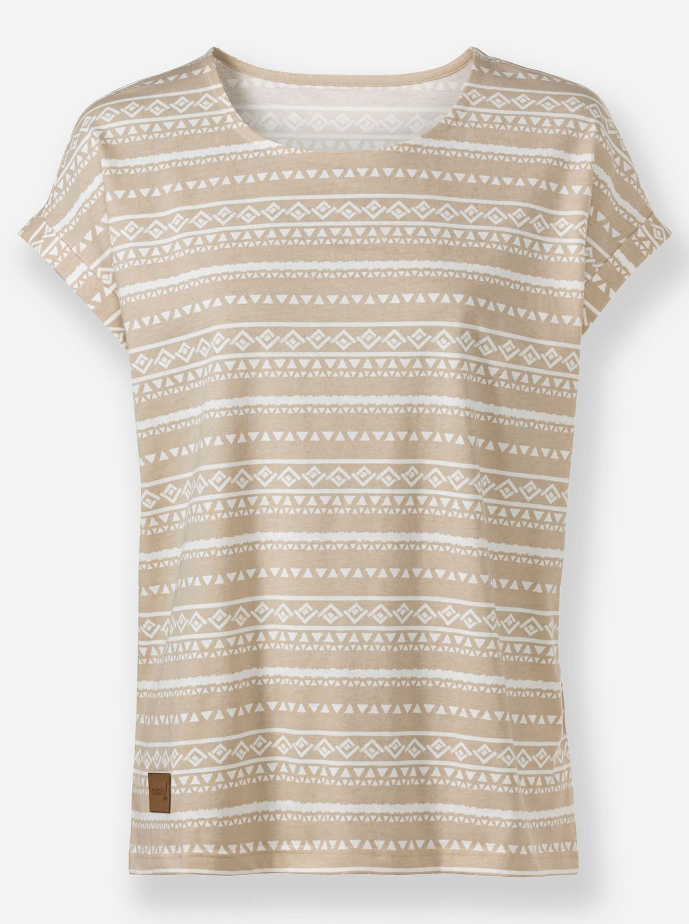 Casual Looks Shirt met print (1-delig)