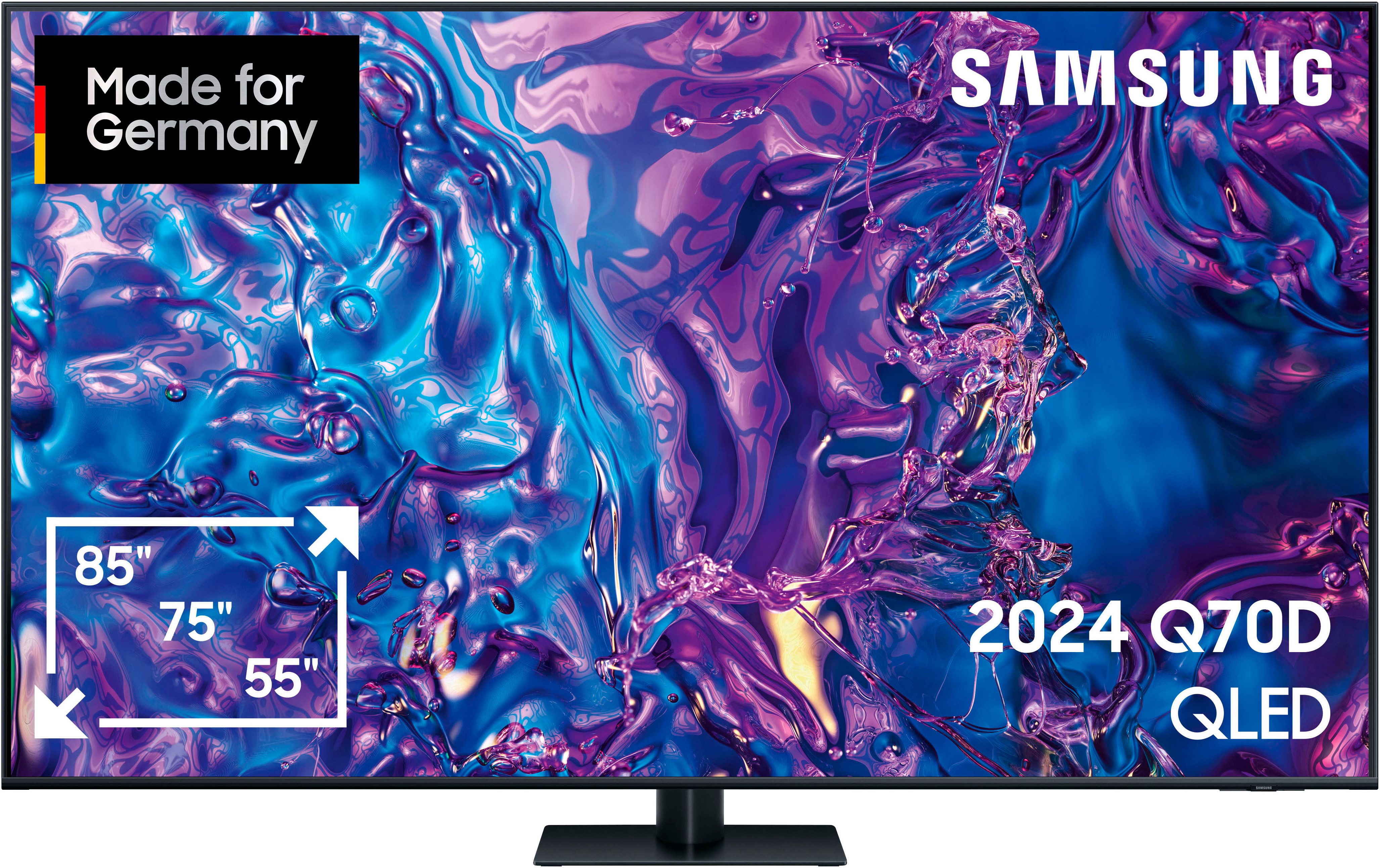 Samsung QLED-TV, 214 cm / 85", 4K Ultra HD, Smart TV, Neural Quantum 4K AI Gen2-processor, tot...