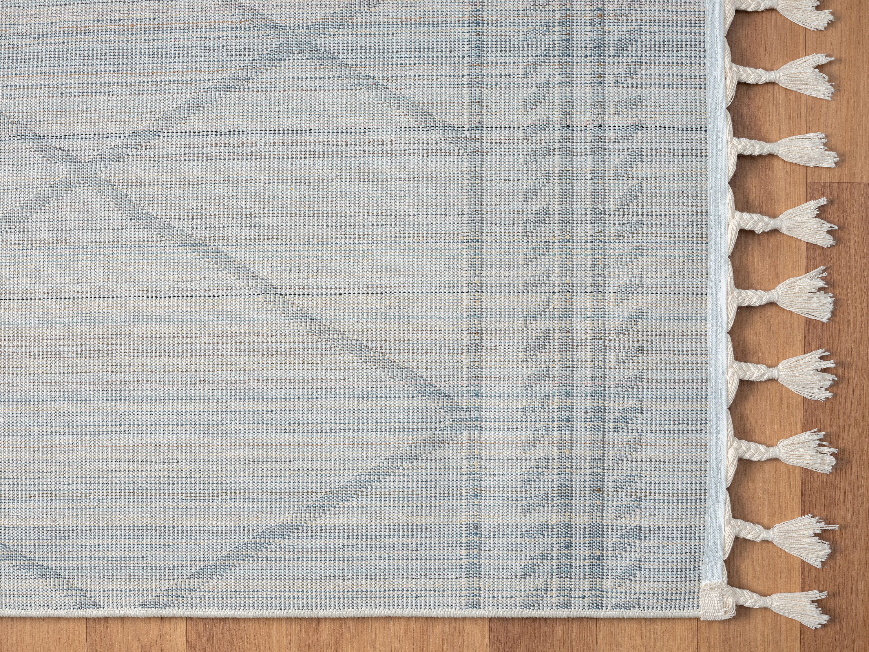 Myflair Möbel & Accessoires Hoogpolig vloerkleed Marokkaans ontwerp voorraadopruiming modern, marokkaans ontwerp, ruitenpatroon, zacht, met franjes