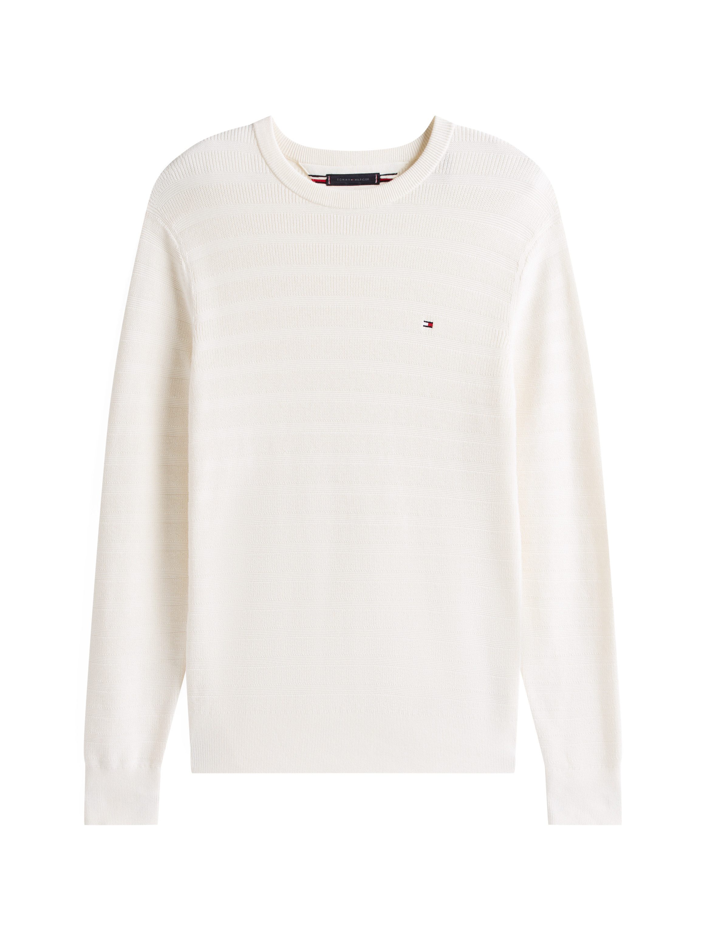 Tommy Hilfiger Trui met ronde hals STRIPE STRUCTURE