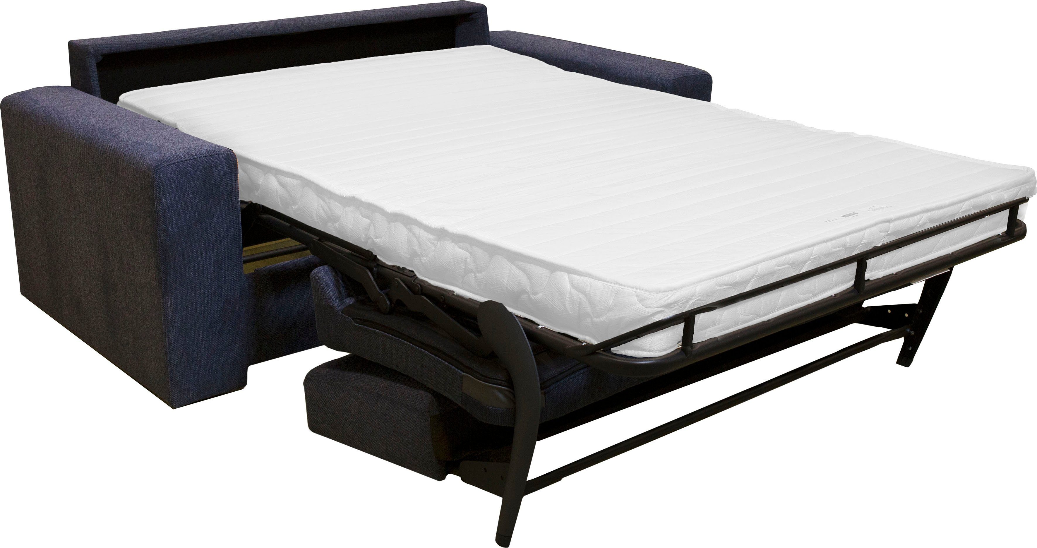 Home affaire 2-zitsbank Roma matras hoogte 14 cm Bedfunctie, met vering, Afmeting liggend ca. 123x198 cm