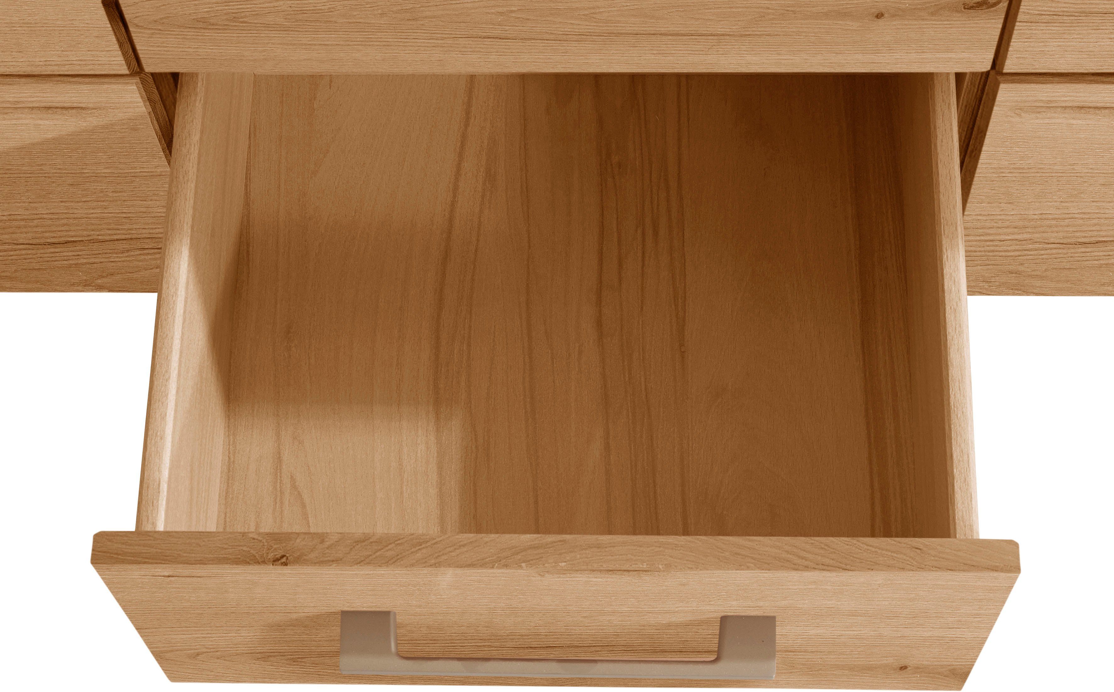 VOGL Möbelfabrik Tv-meubel 1237 Massief houten front, breedte ca. 211 cm, met soft-close functie