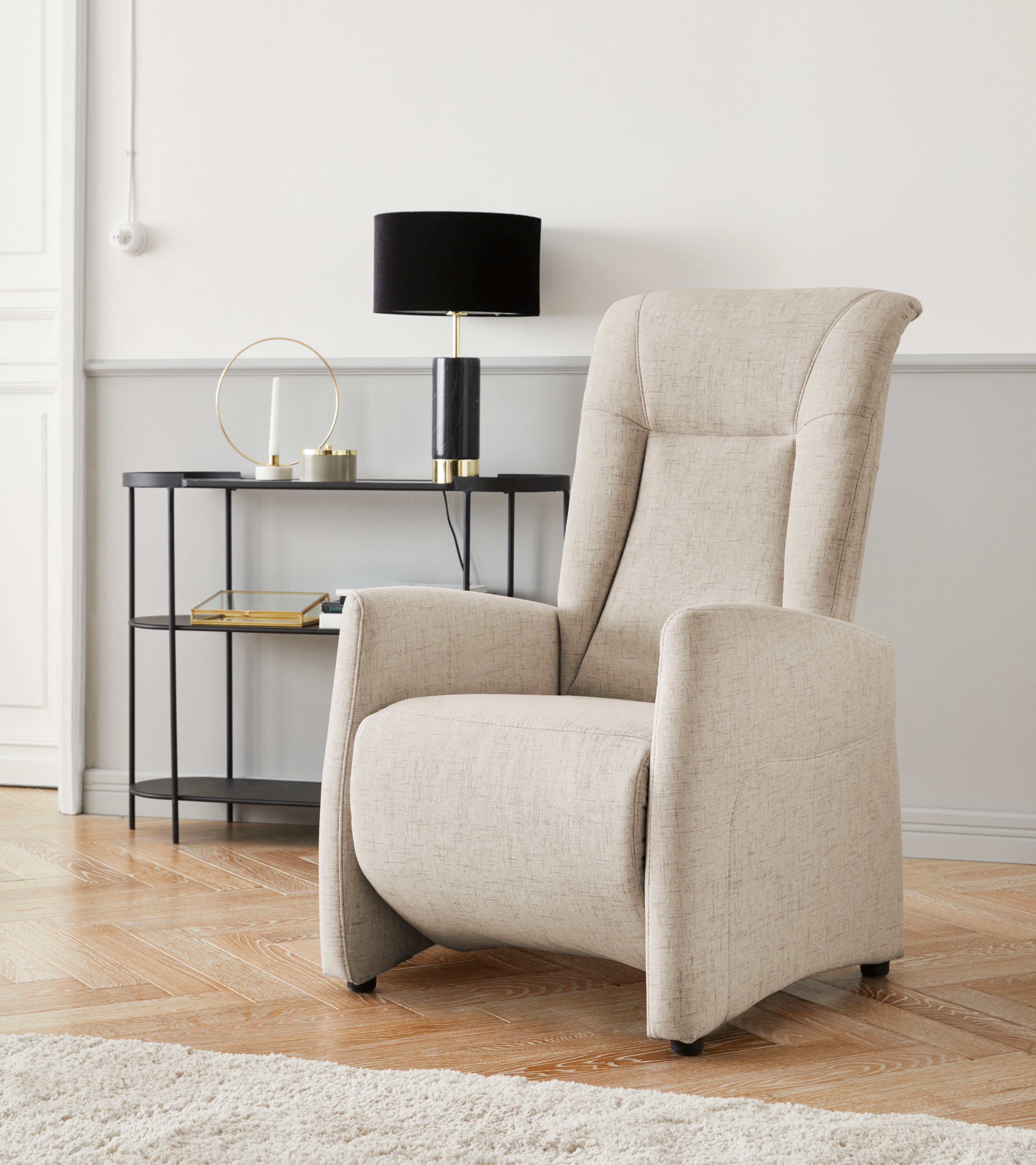sit&more Relaxfauteuil MELISSA naar keuze elektrisch of handmatig verstelbaar, optioneel opstahulp tv-fauteuils beige